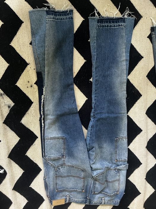 MNML Mnml flared denim jeans | Grailed