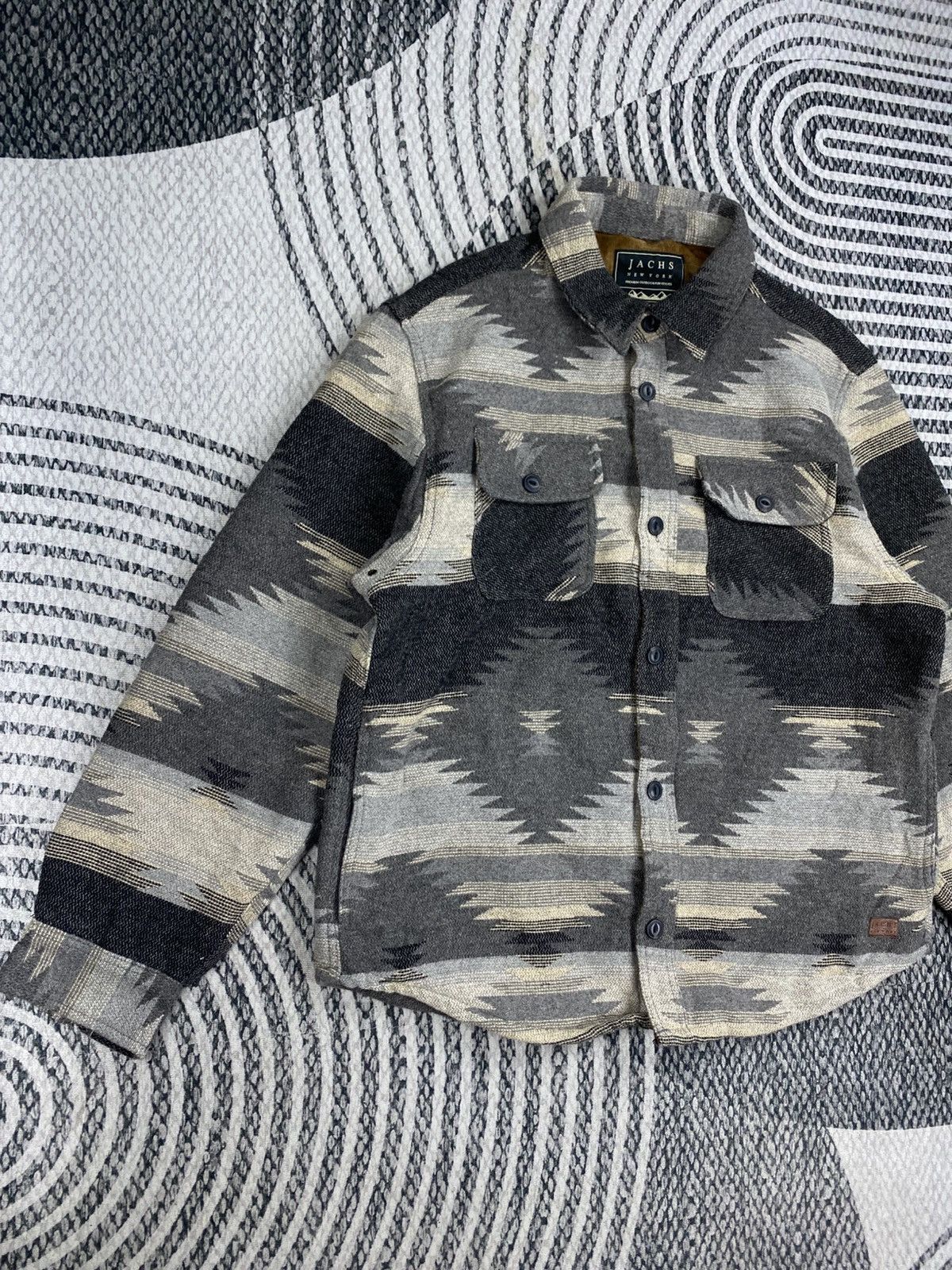 JACHS NY Vintage Jachs NY Navajo Buttoned Wool Jacket Size US L / EU 52-54 / 3 - 3 Thumbnail