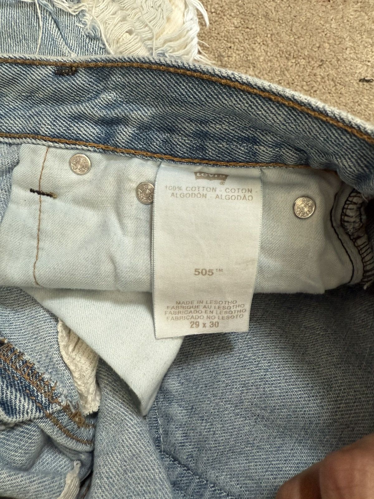 Other Distressed scab denim jeans Size US 29 - 4 Thumbnail