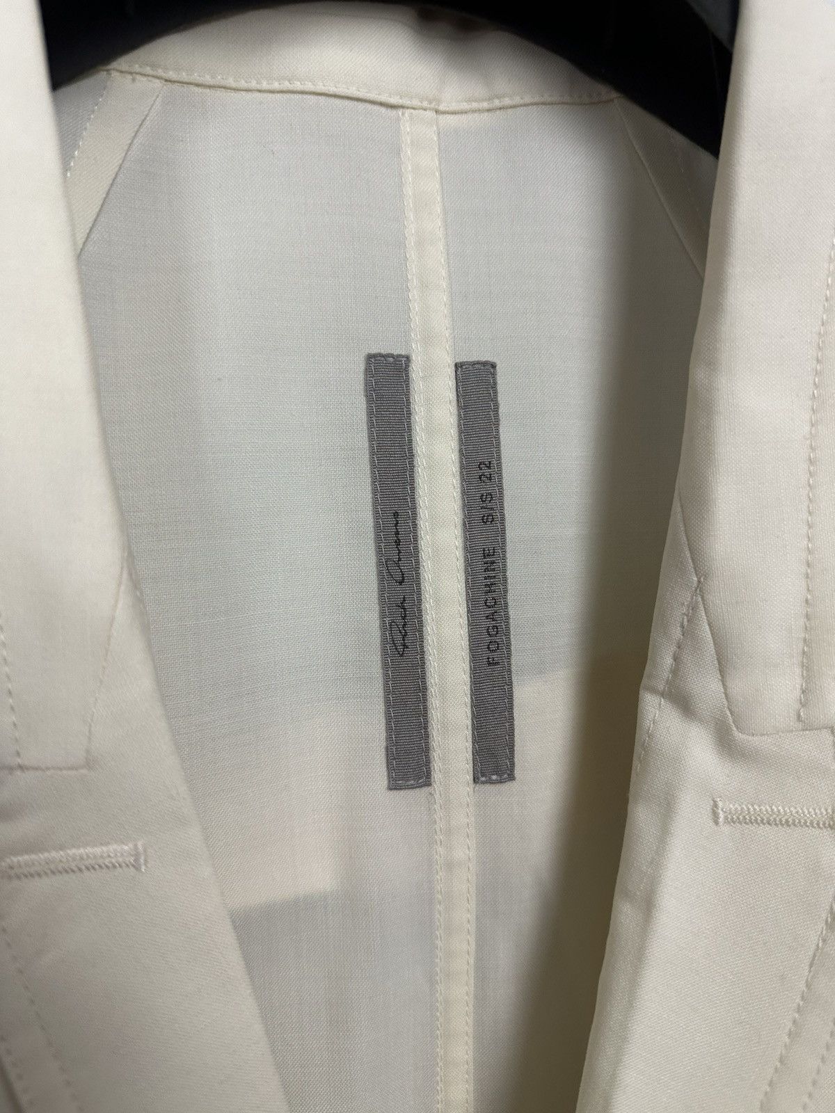 Rick Owens SS22 ‘FOGACHINE’ Zanlight Fogpocket Easy Blazer Size US M / EU 48-50 / 2 - 8 Thumbnail