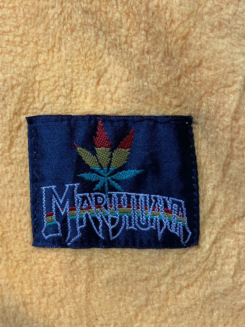 Japanese Brand Marijuana Embroidered Pullover Hoodies (186) Size US M / EU 48-50 / 2 - 4 Thumbnail