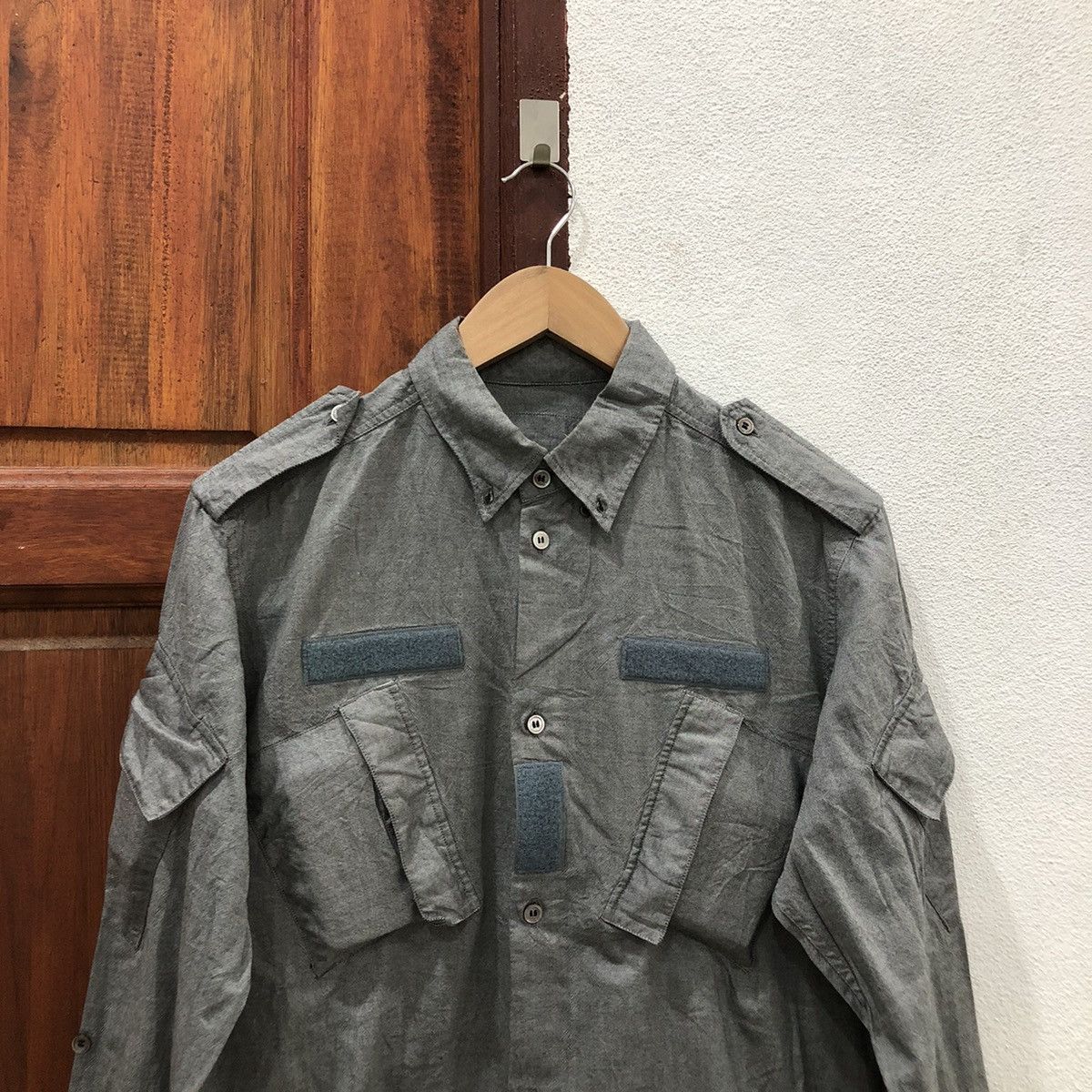 Comme des Garcons Comme des Garcon AD2009 Military Style Longsleeve Shirt Size US S / EU 44-46 / 1 - 3 Thumbnail