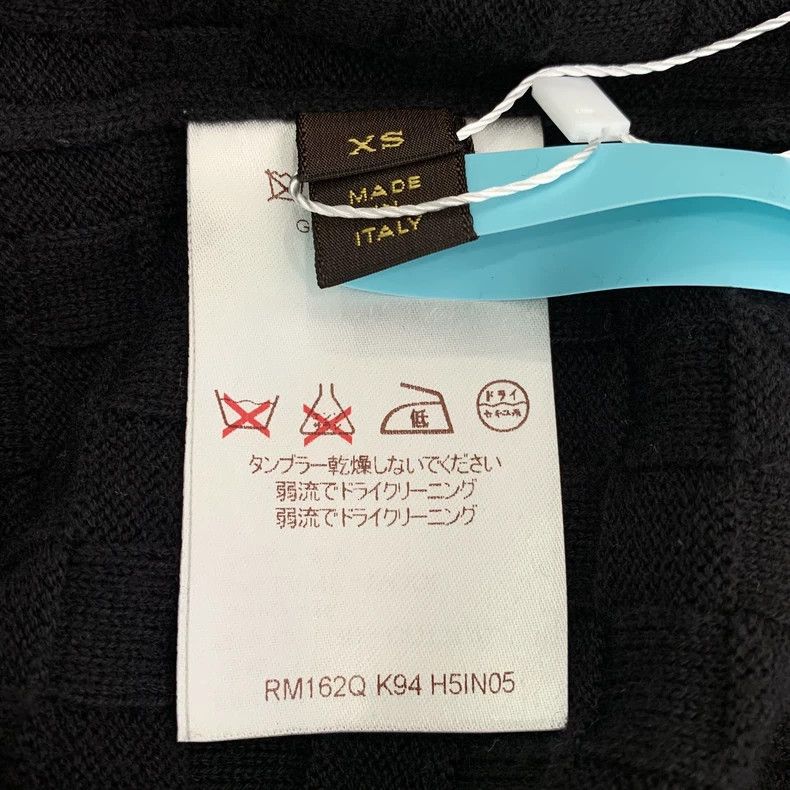 Louis Vuitton Louis Vuitton Black checkerboard cotton crewneck long-slee Size US XS / EU 42 / 0 - 7 Thumbnail