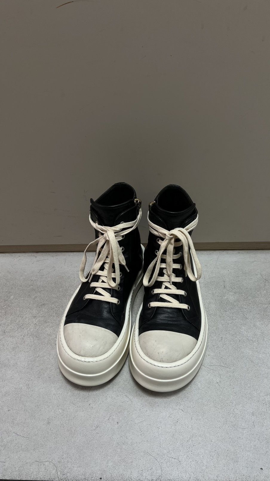 Rick Owens Rick owens drkahdw ramones high top sneaker sz40 Size US 7 / EU 40 - 4 Thumbnail