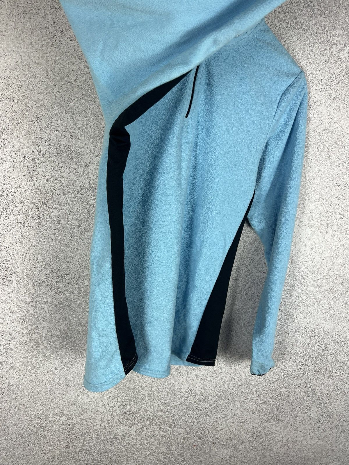 Nike Vintage Nike Small Swoosh Baby Blue Fleece Sweatshirt Size M / US 6-8 / IT 42-44 - 7 Thumbnail