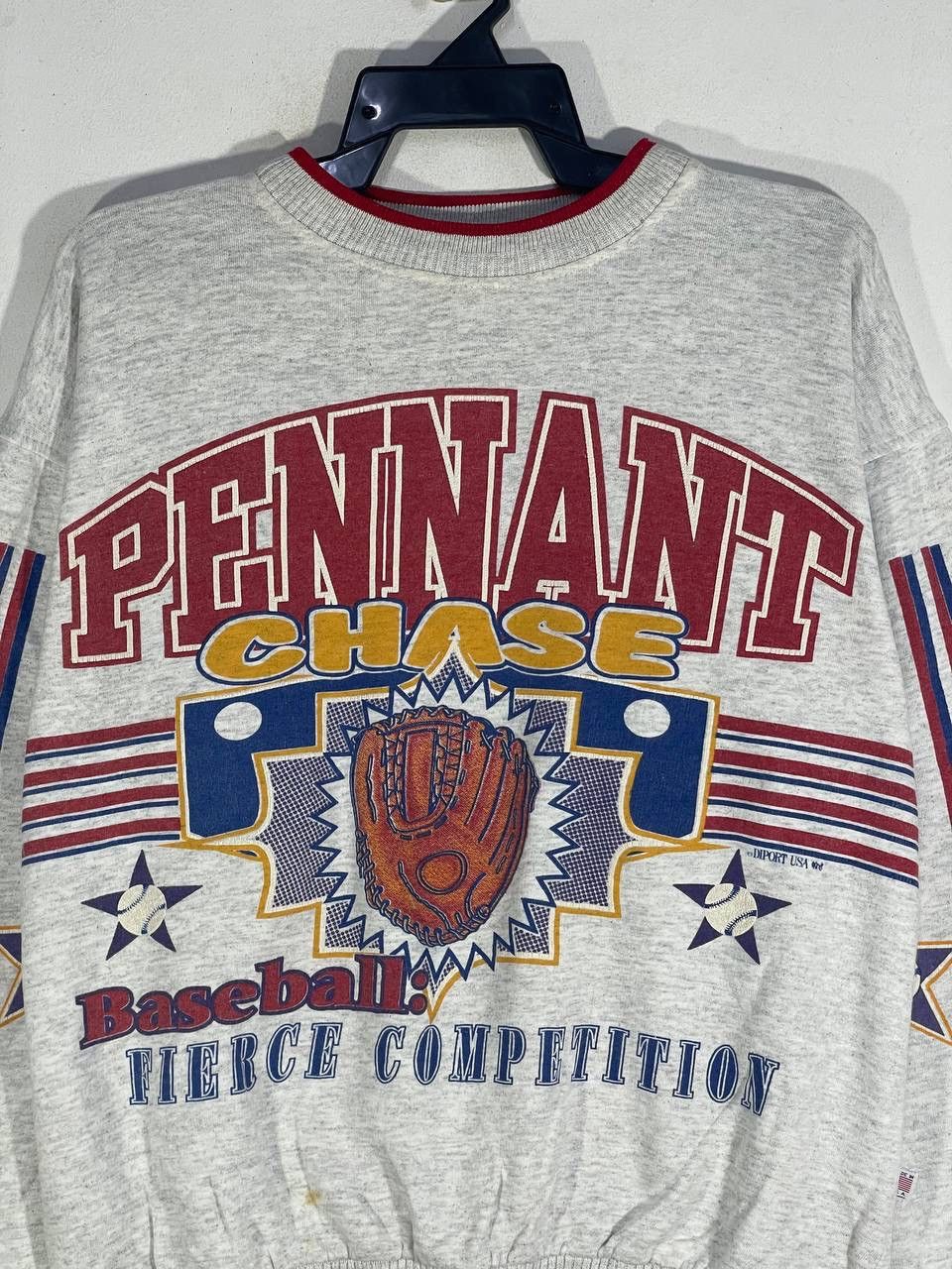 Other Vintage 90s pennant baseball sweatshirt jumper pullover XL Size US XL / EU 56 / 4 - 8 Thumbnail