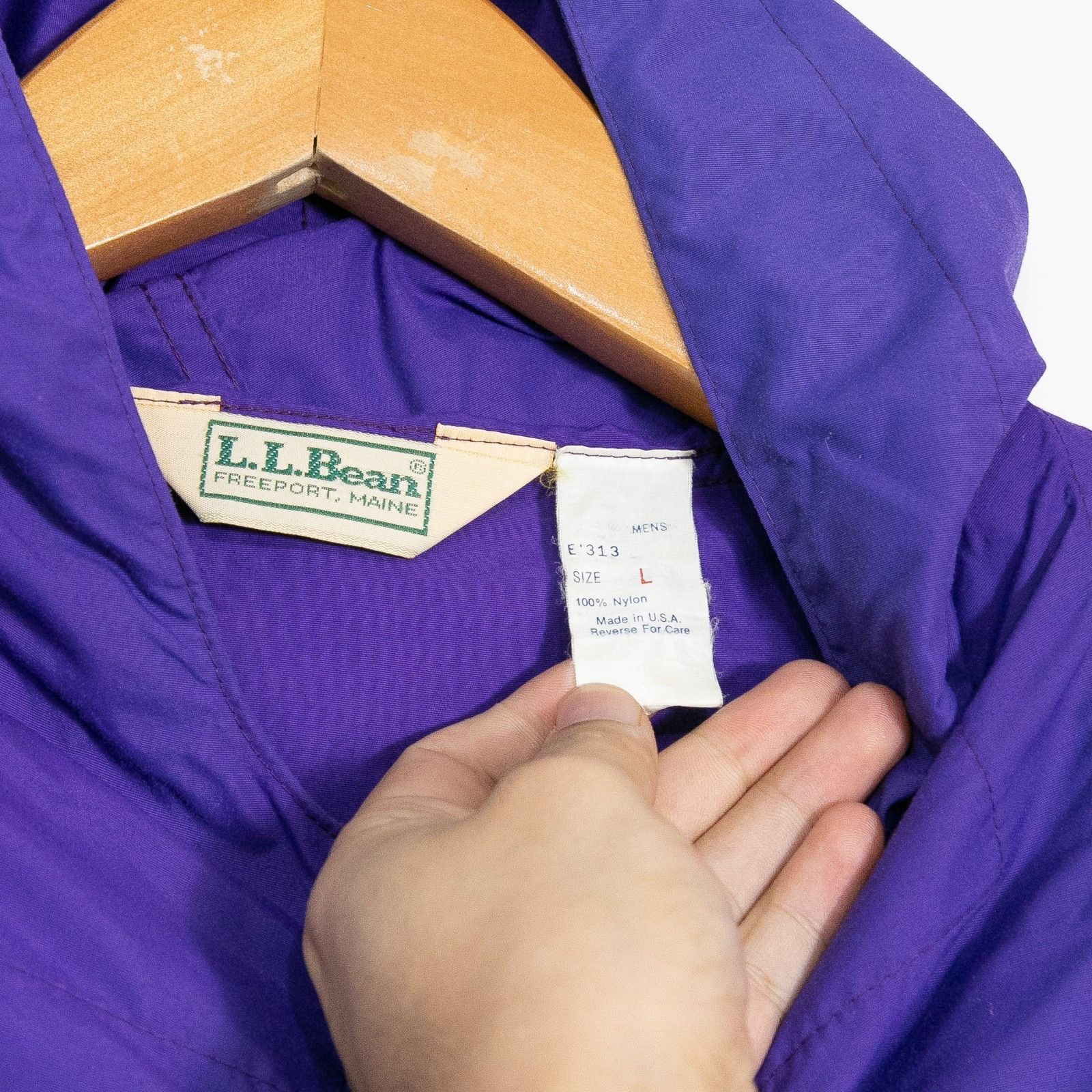 L.L. Bean Vintage 90s LL Bean Anorak Windbreaker Jacket Mens Large Size US L / EU 52-54 / 3 - 4 Thumbnail