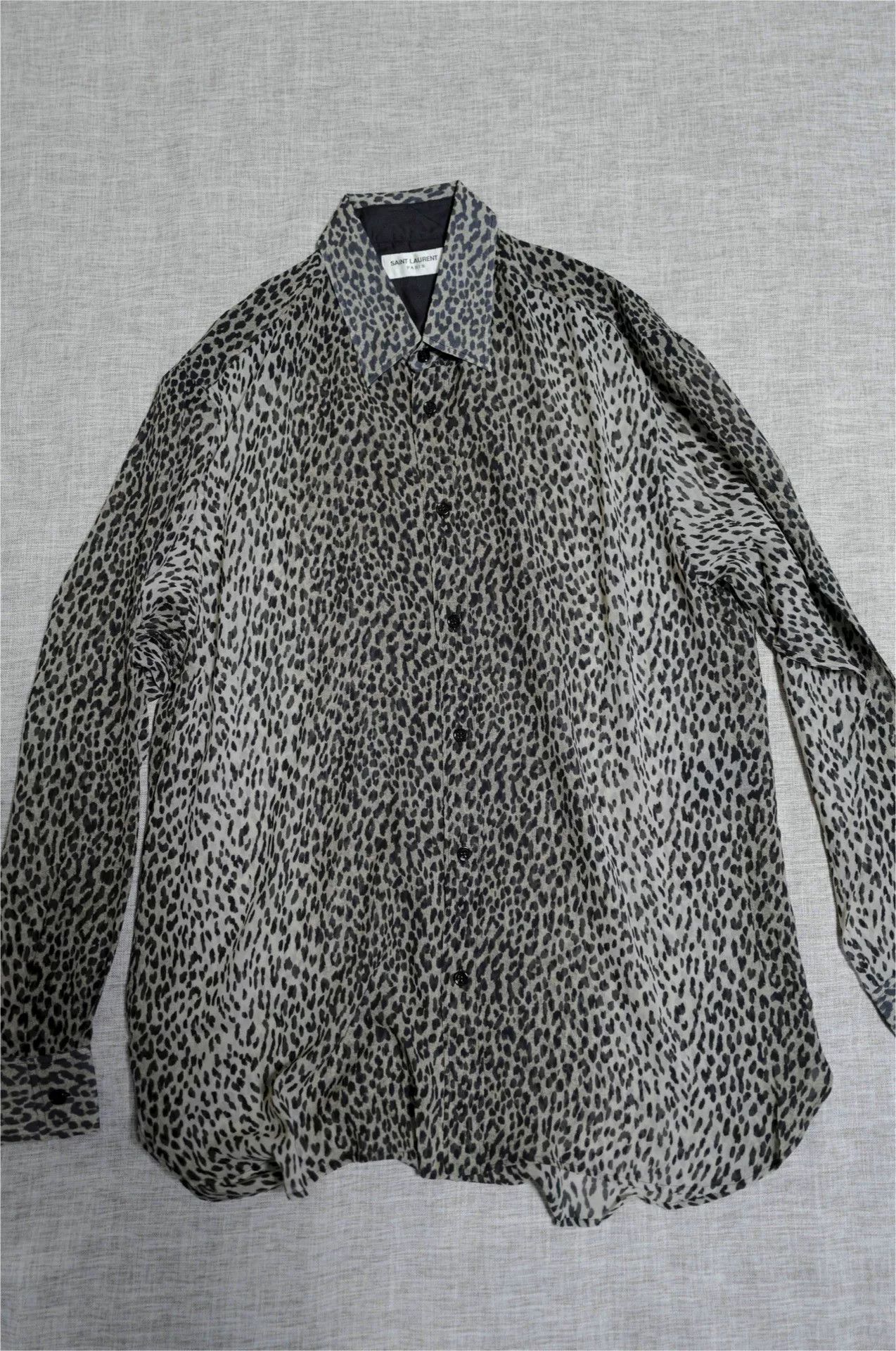 Saint Laurent Paris saint laurent oversized leopard print silk shirt Size S / US 4 / IT 40 - 1 Thumbnail