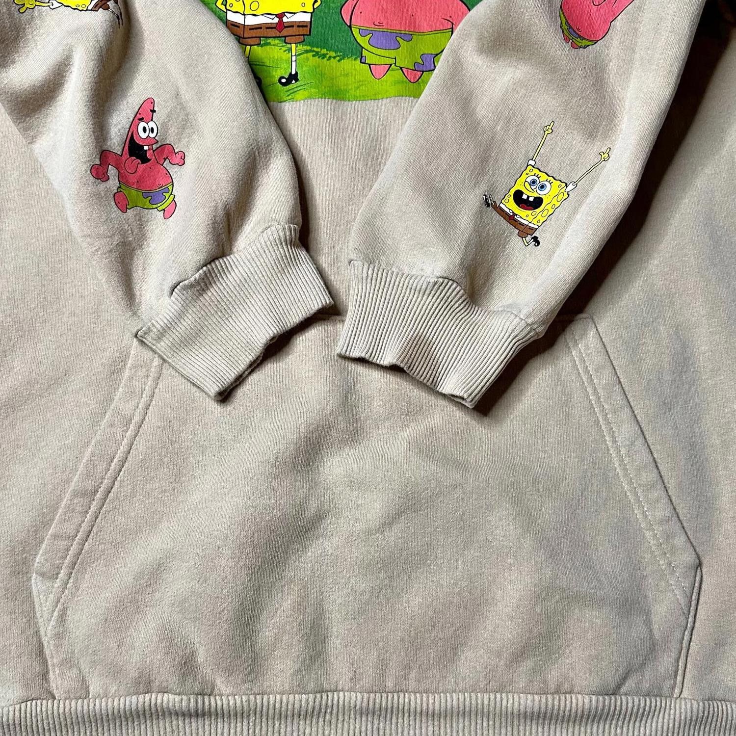 Nickelodeon Nickelodeon Sponge Bob Patrick Graphic Hoodie Tan Unisex M Size US M / EU 48-50 / 2 - 6 Thumbnail