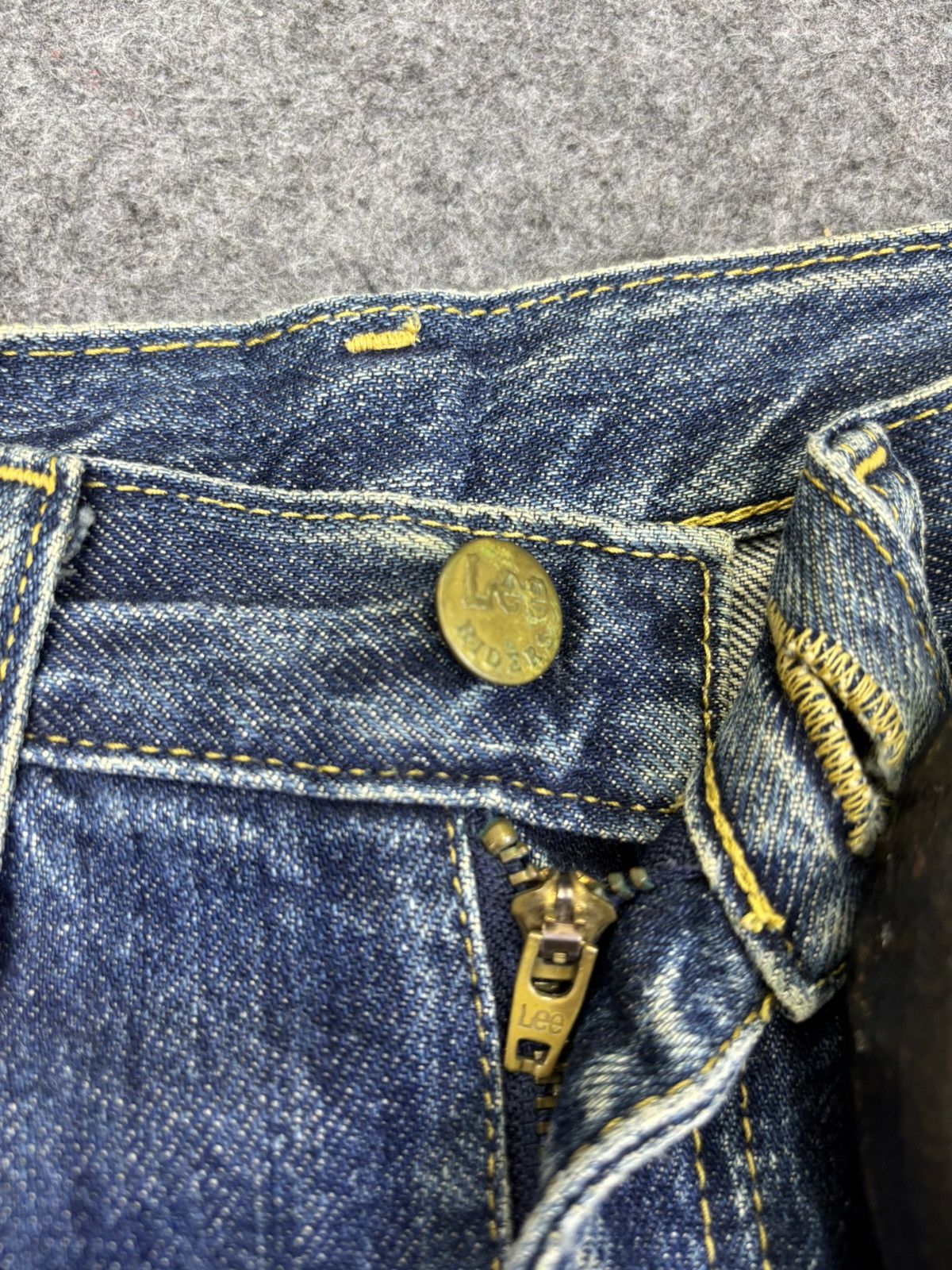 Lee 💥Flare💥Vintage 90s Ms Lee Flare Crazy Fades Denim F909 Size 24" / US 00 / IT 34 - 5 Thumbnail
