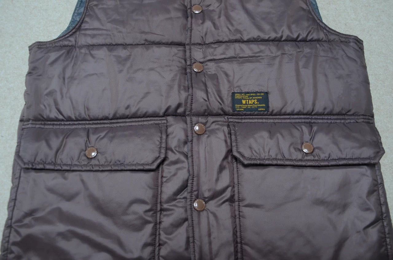 Wtaps WTAPS x Packer burgundy down vest Size US S / EU 44-46 / 1 - 3 Thumbnail