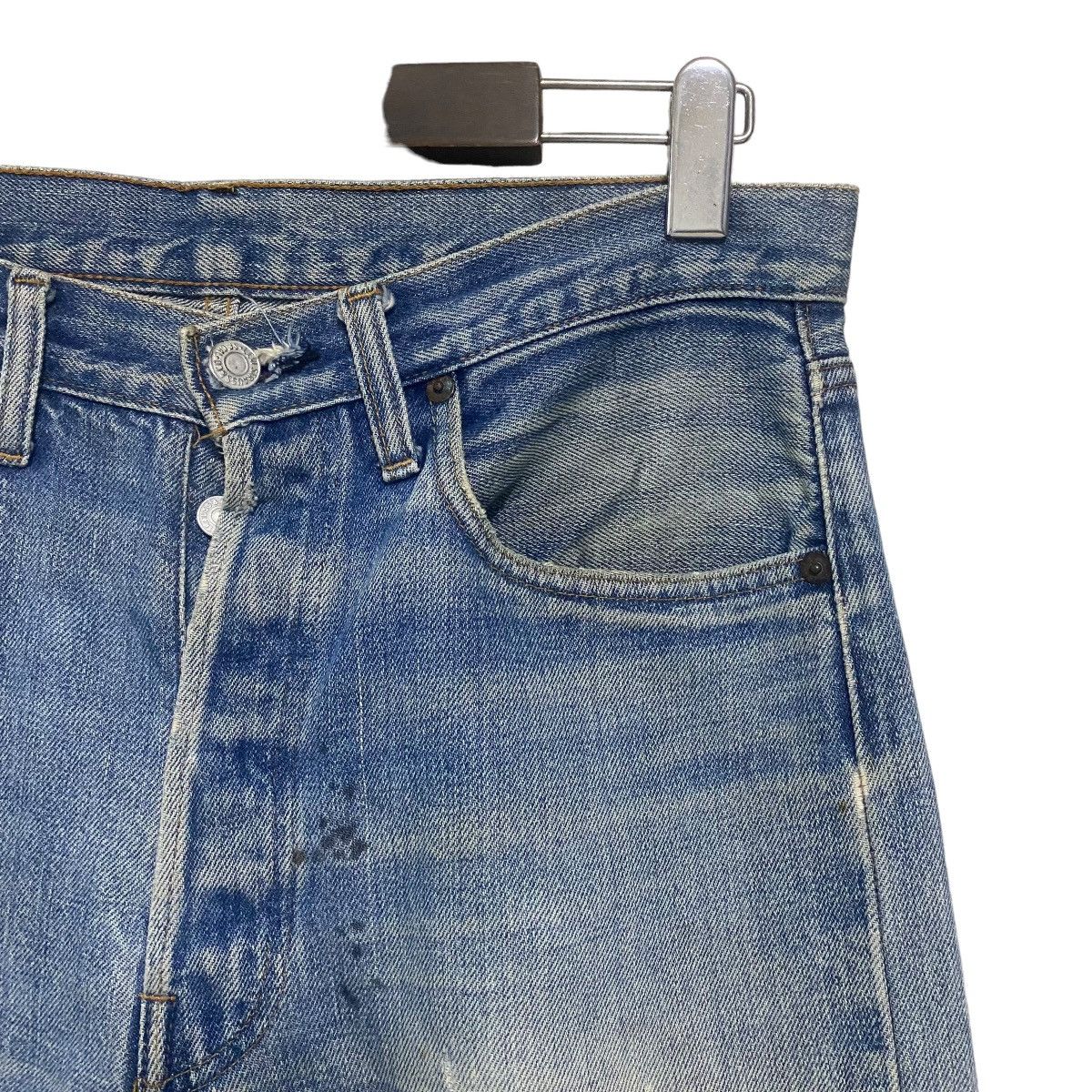 Levi's Vintage 70s Levis 501 Redline Jeans Button 6 Distressed Size US 32 / EU 48 - 6 Thumbnail
