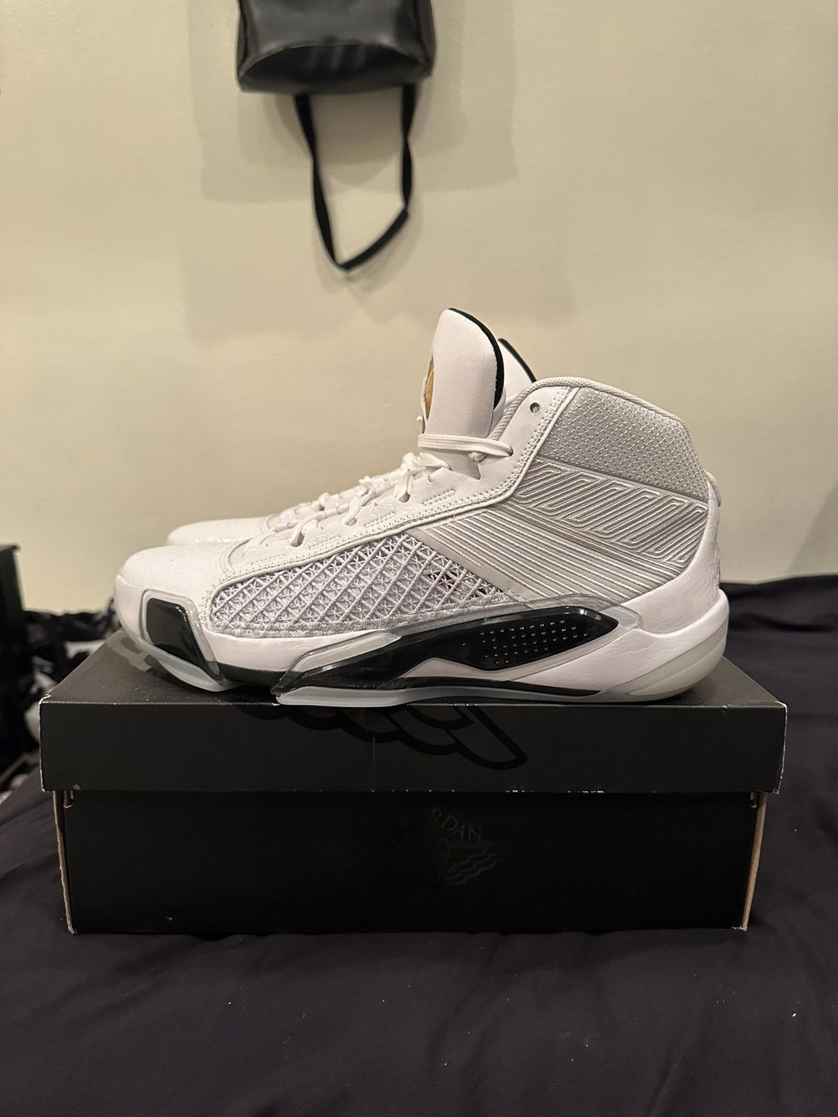 Size 12 - Air Jordan 38 FIBA - FN7481-100