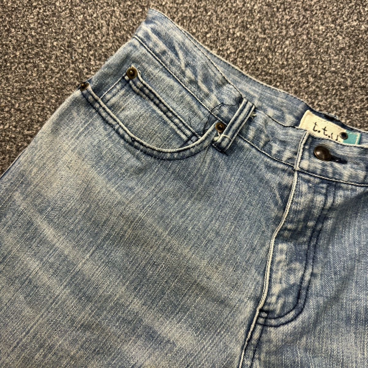 14th Addiction 🔥Japanese Double Layer Ttu Knit Distressed Denim y2k Style Size US 30 / EU 46 - 15 Thumbnail