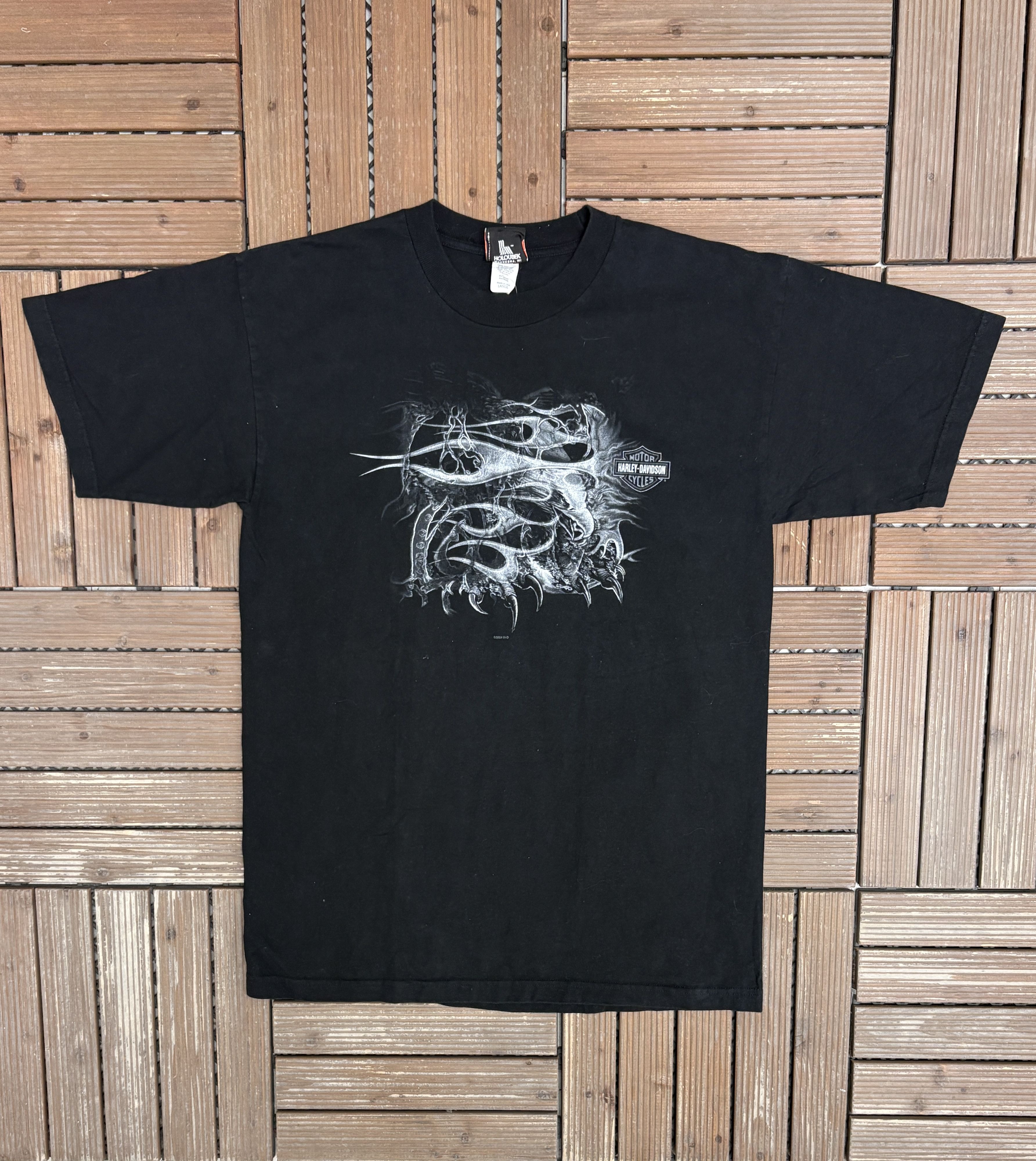 Vintage Harley Davidson San Antonio Vintage Black T-Shirt Tee Size US L / EU 52-54 / 3 - 1 Thumbnail