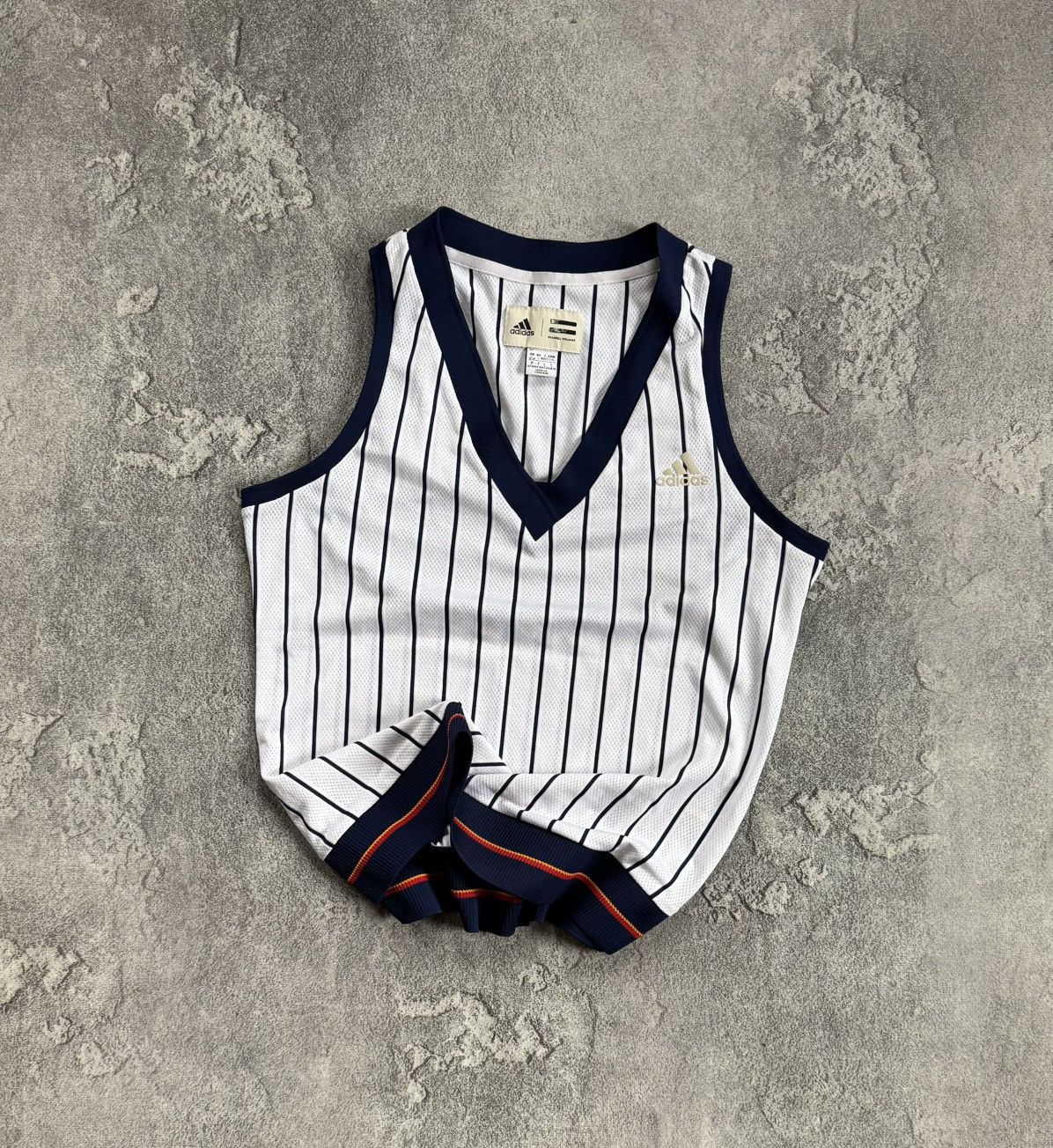 Adidas Adidas & Pharrell Williams striped tank top sleeveless Size L / US 10 / IT 46 - 1 Thumbnail