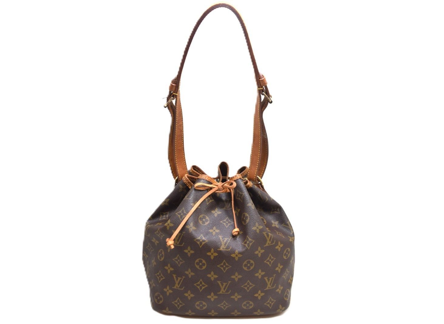 Louis Vuitton Louis Vuitton Petite Noe Shoulder Bag Monogram Canvas M42226 Size ONE SIZE - 1 Thumbnail