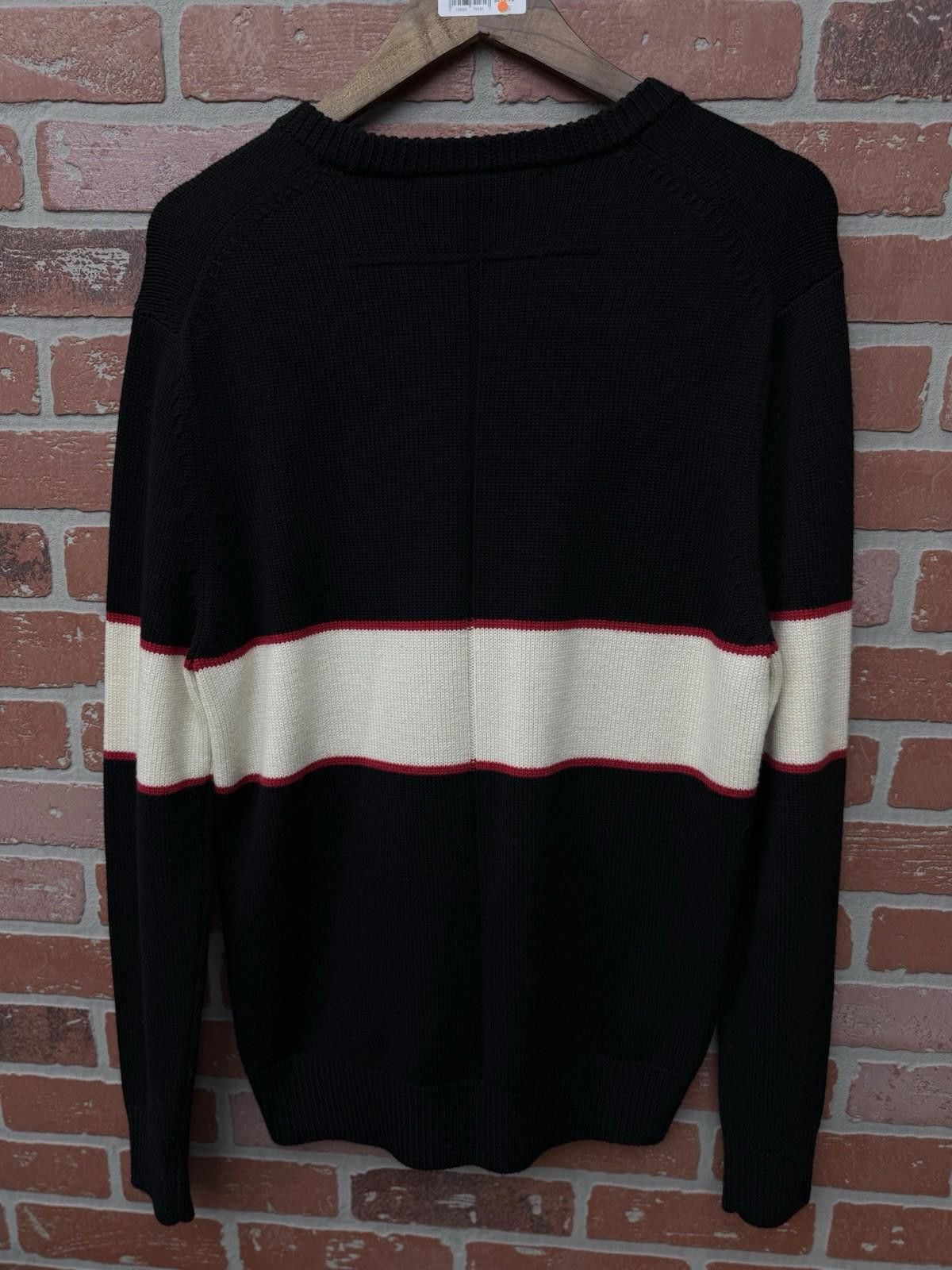 Givenchy Givenchy Red White and Black Knit Sweater Size Medium Men’s Size US M / EU 48-50 / 2 - 8 Thumbnail