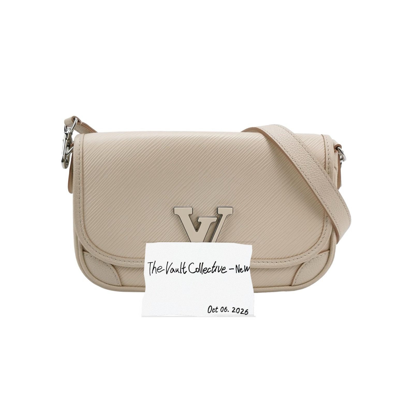 Louis Vuitton LOUIS VUITTON BUCI whiteEPI cowhide leather wave pattern shoulder bag silver har Size ONE SIZE - 1 Thumbnail