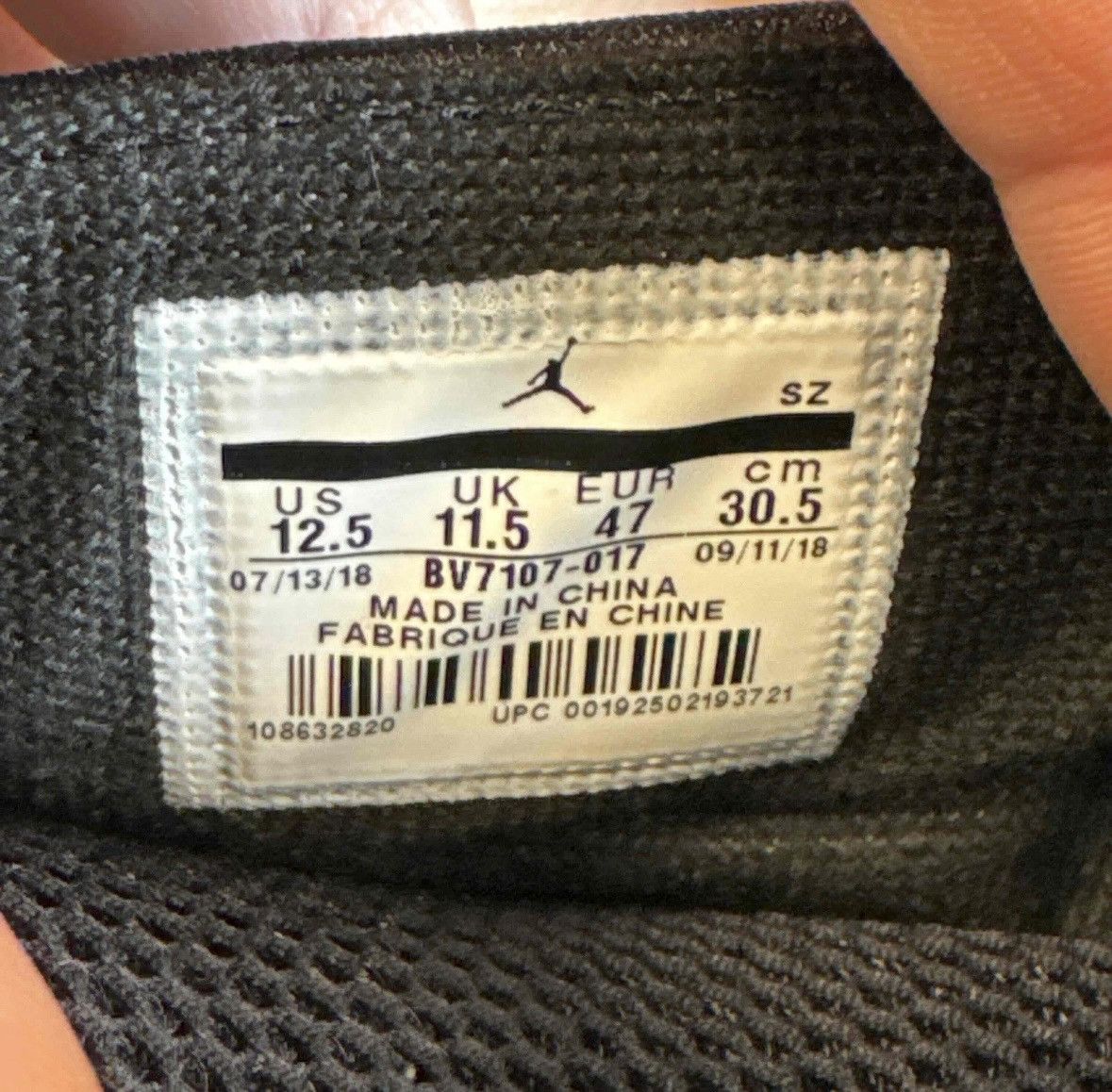 Nike Jordan 15 DB Size US 12.5 / EU 45-46 - 6 Thumbnail