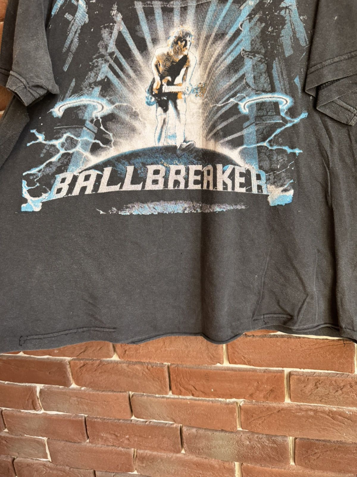Vintage Vintage AC DC Ballbreaker 90s Rock Band Tour t shirt XL Blac Size US XL / EU 56 / 4 - 6 Thumbnail