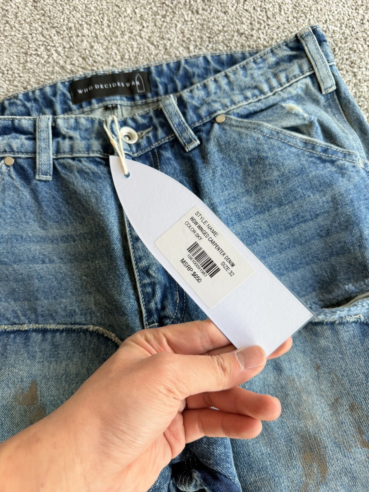 Who Decides War Who Decides War Winged Carpenter Jeans Size US 32 / EU 48 - 3 Thumbnail