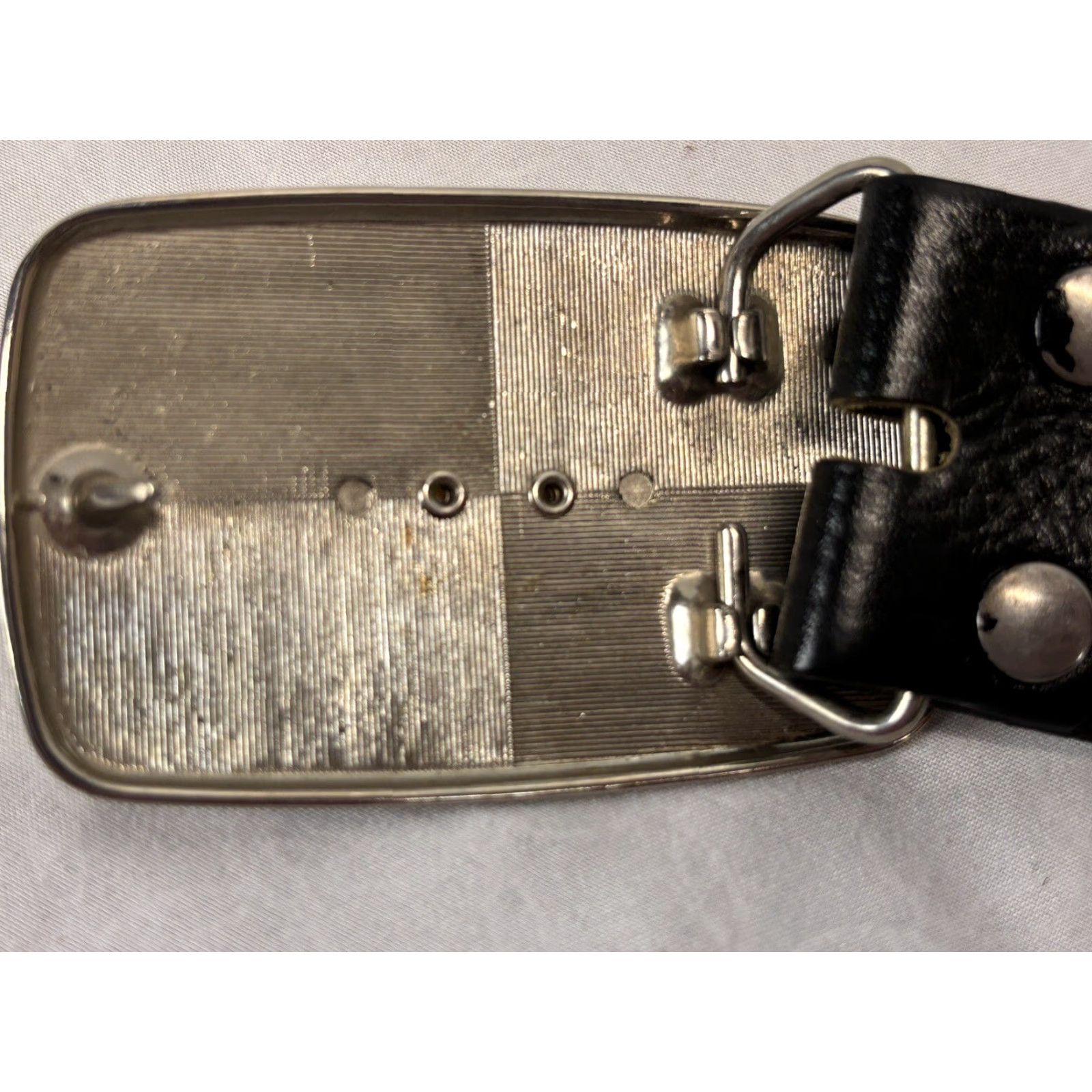 Vintage VINTAGE Unbranded Leather Belt Set with Stone Buckle Adult Unisex 35-39 Inches Boho Hippie Western Size ONE SIZE - 4 Thumbnail