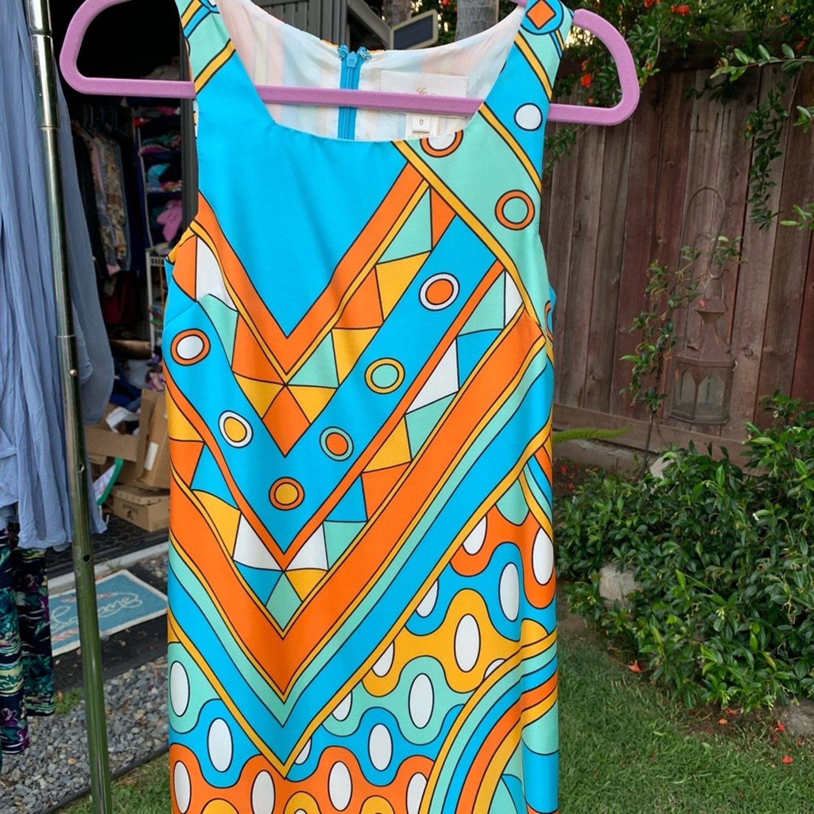 Other NWT JULIE BROWN MOD PSYCHEDELIC PRINT DRESS 0 Size XS / US 0-2 / IT 36-38 - 1 Thumbnail