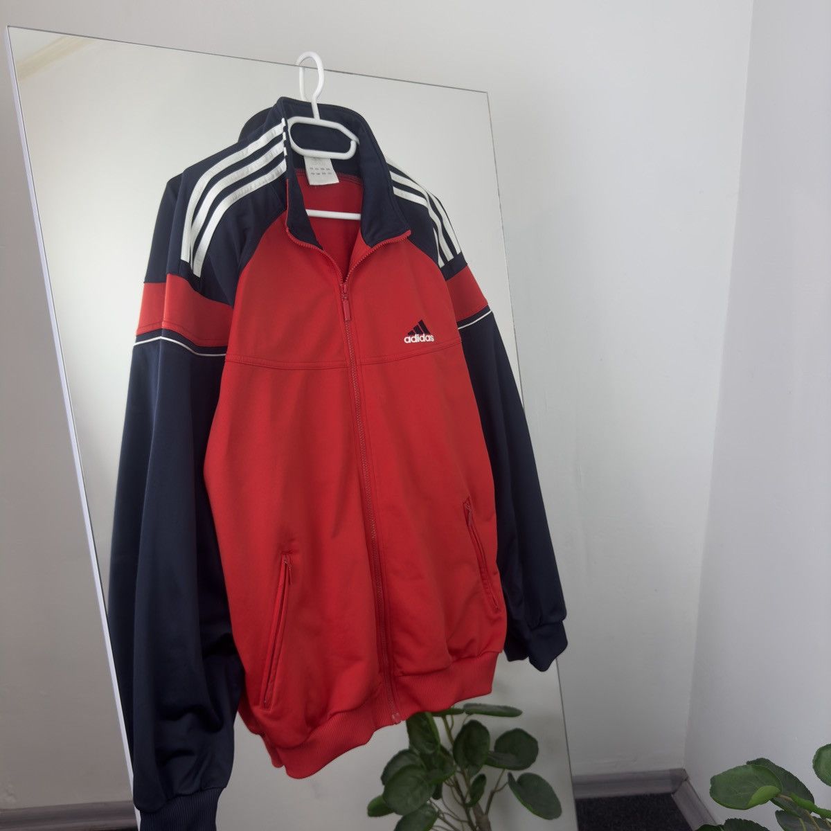 Adidas Adidas Vintage 90s Retro Zip Y2K Style Boxy Fit Size US XL / EU 56 / 4 - 1 Thumbnail