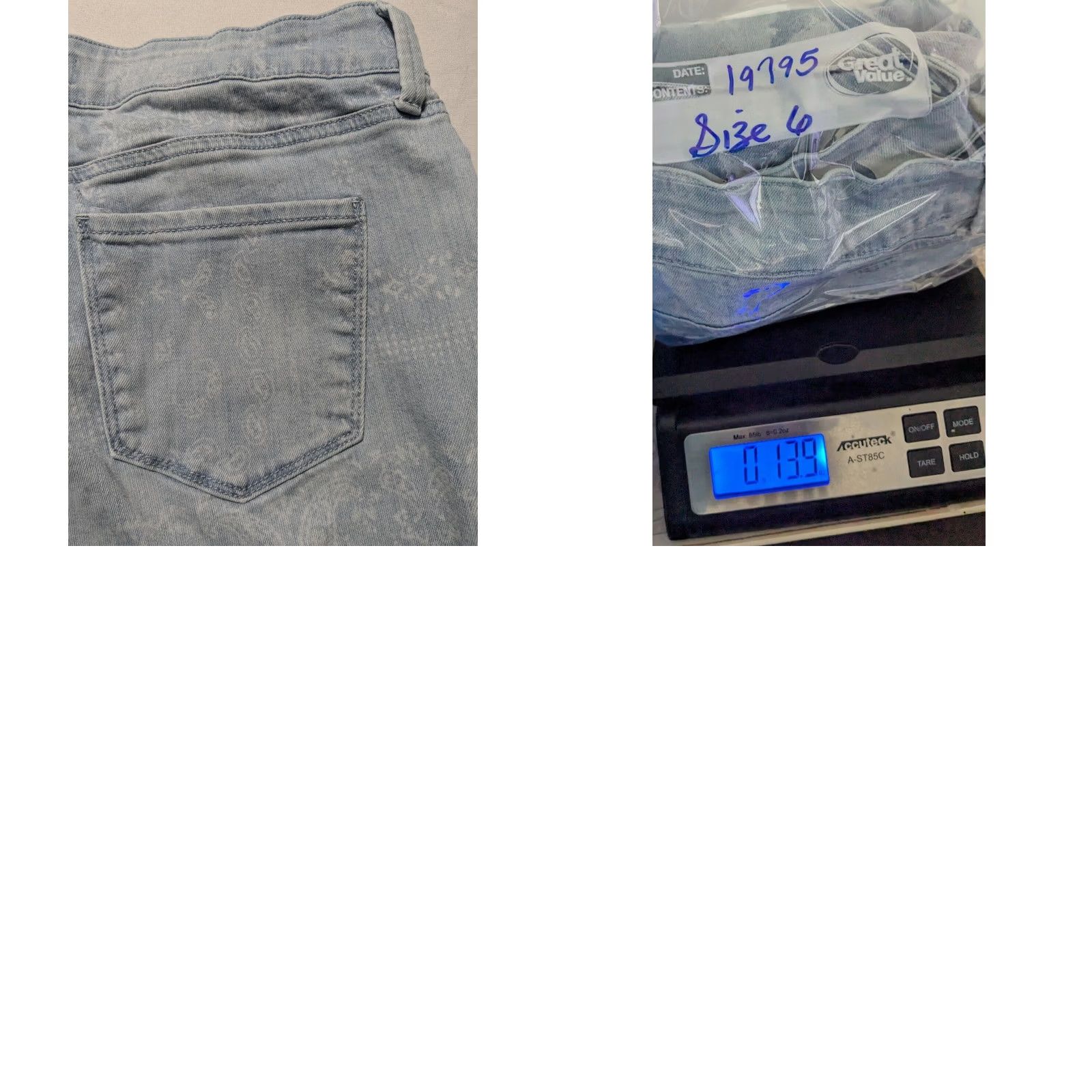 NYDJ NYDJ RELAXED LIFT X TUCK TECHNOLOGY Jeans Women 6 Blue Paisley Cuffed Ankle Denim 5-Pocket Style Size 28" / US 6 / IT 42 - 11 Thumbnail