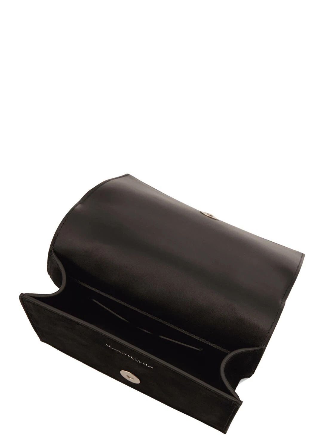ALEXANDER MCQUEEN Mini Jewelled Black/Silver Bag