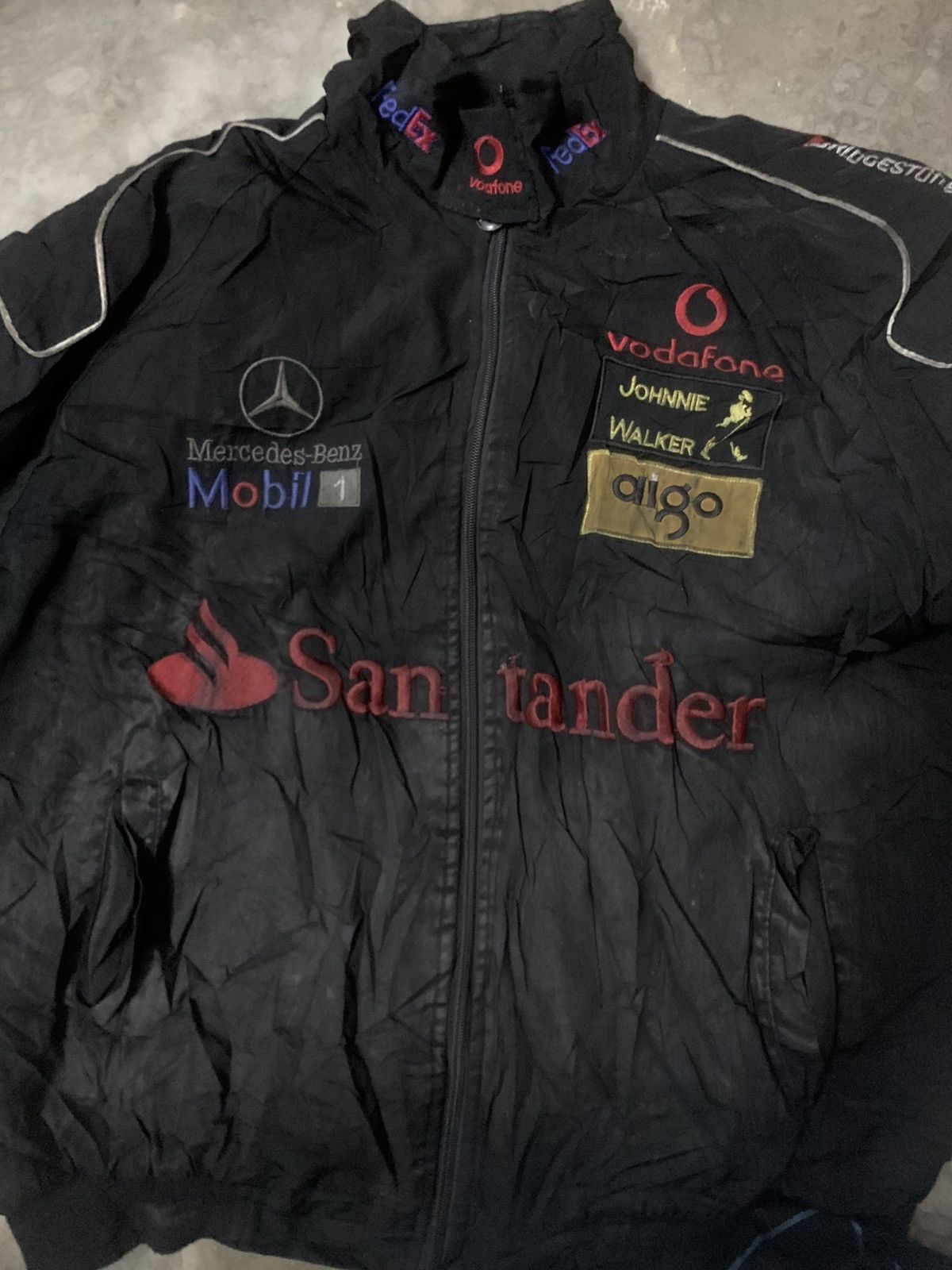 Mercedes-Benz × Vintage Vintage Racing F1 Mclaren Mercedes Jacket Size US XL / EU 56 / 4 - 3 Thumbnail
