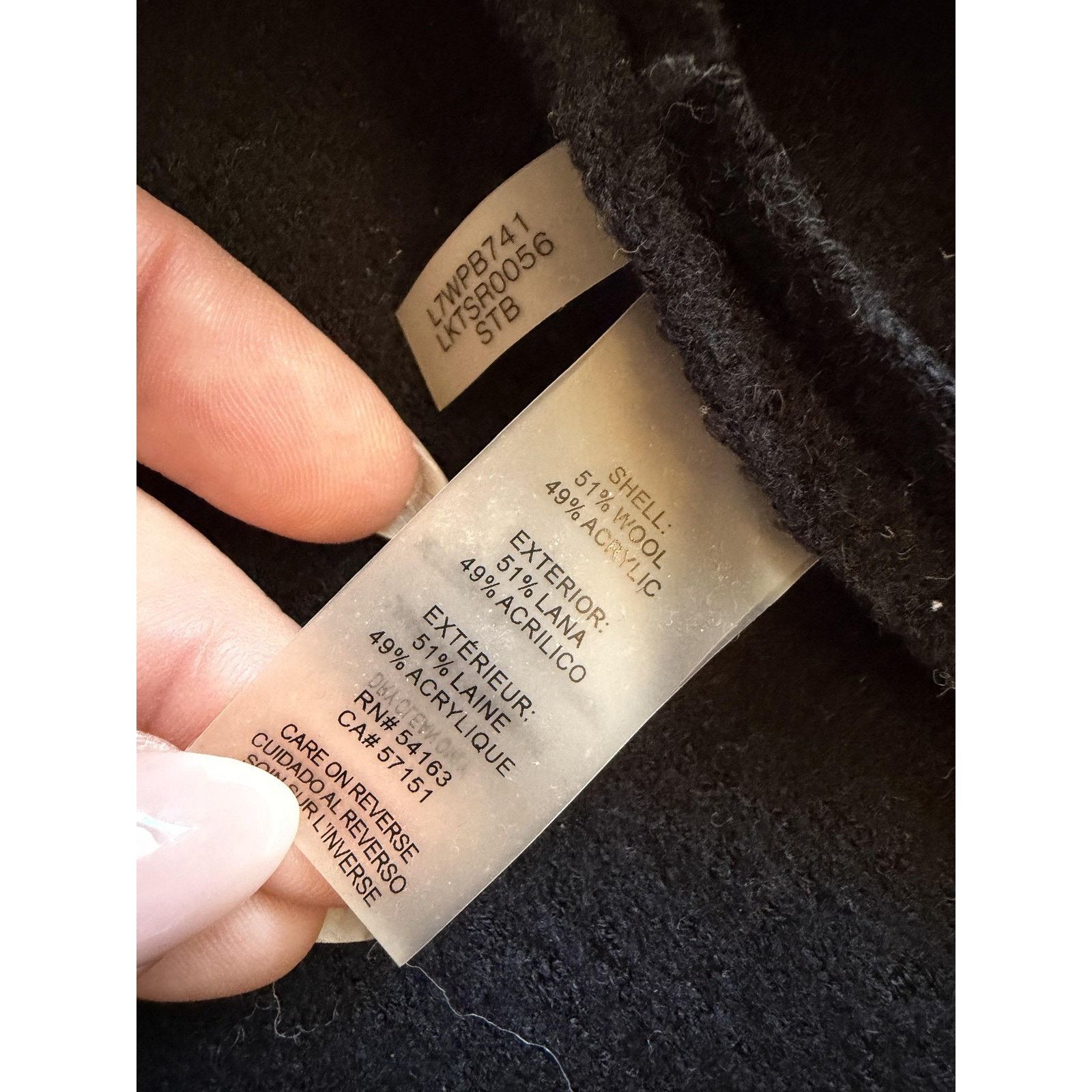 Karl Lagerfeld Karl Lagerfeld Paris Coatigan Large Gray Wool Knit Zip Trim Size L / US 10 / IT 46 - 5 Thumbnail