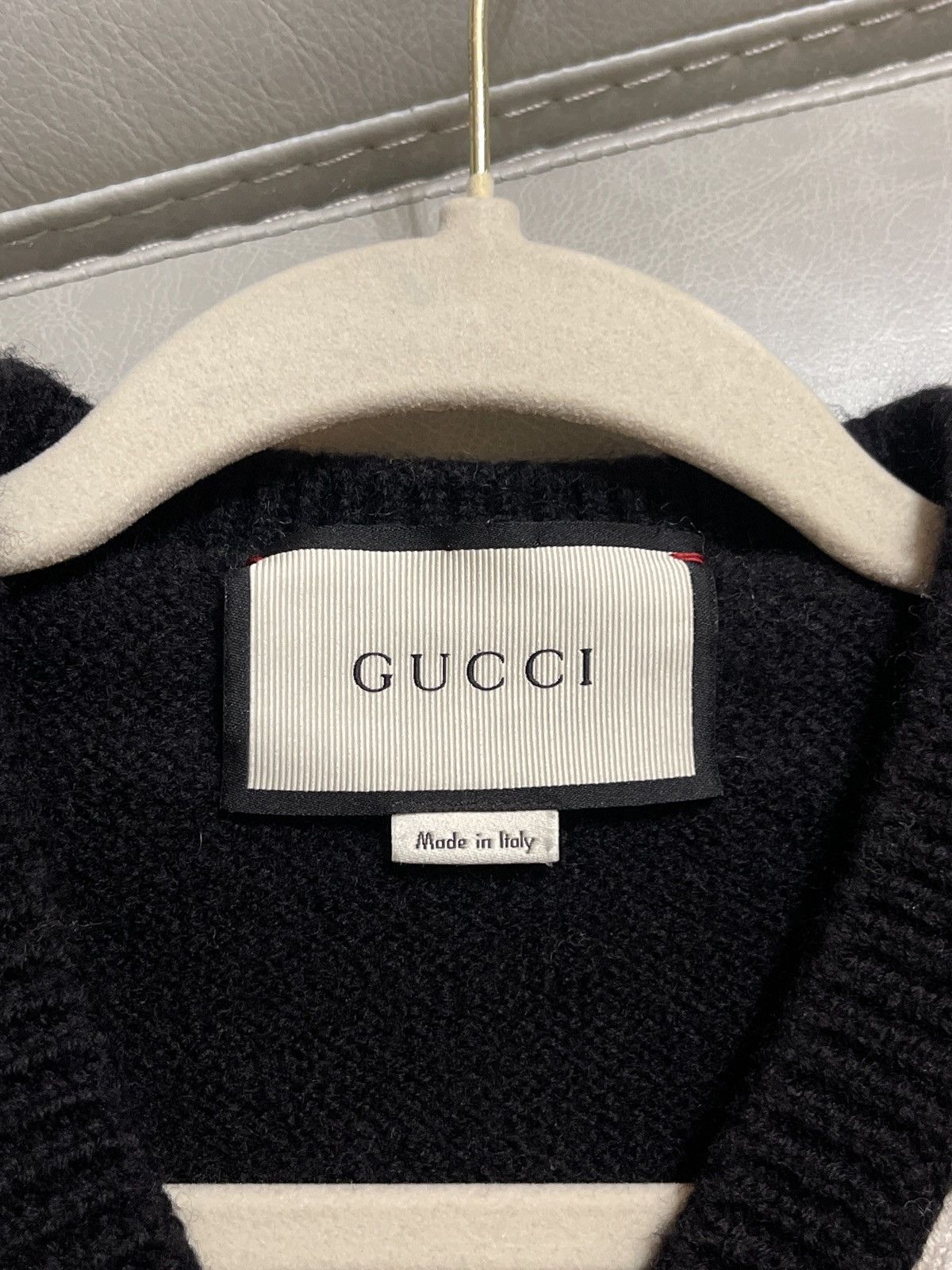 Gucci Gucci “Little Bee” V-neck sweater Size US L / EU 52-54 / 3 - 3 Thumbnail