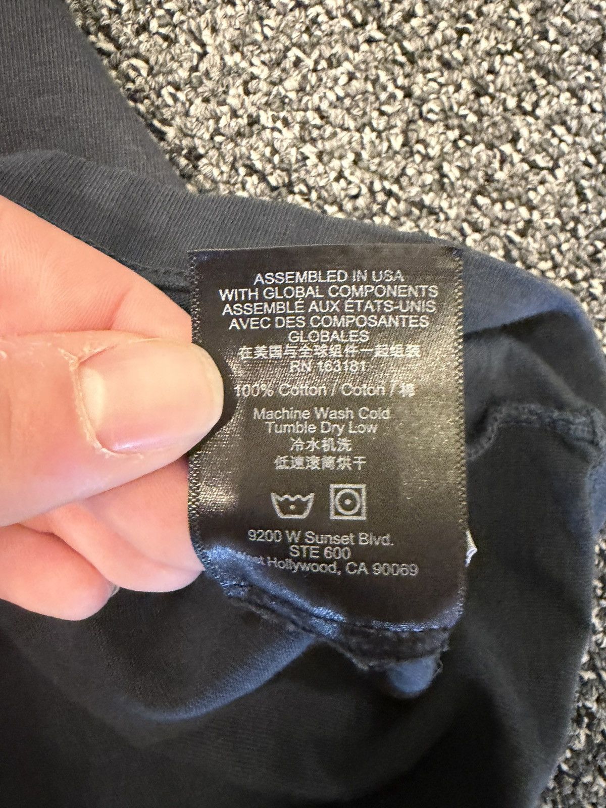 Rhude Rhude Wolf Tee Navy Size US XXL / EU 58 / 5 - 4 Thumbnail