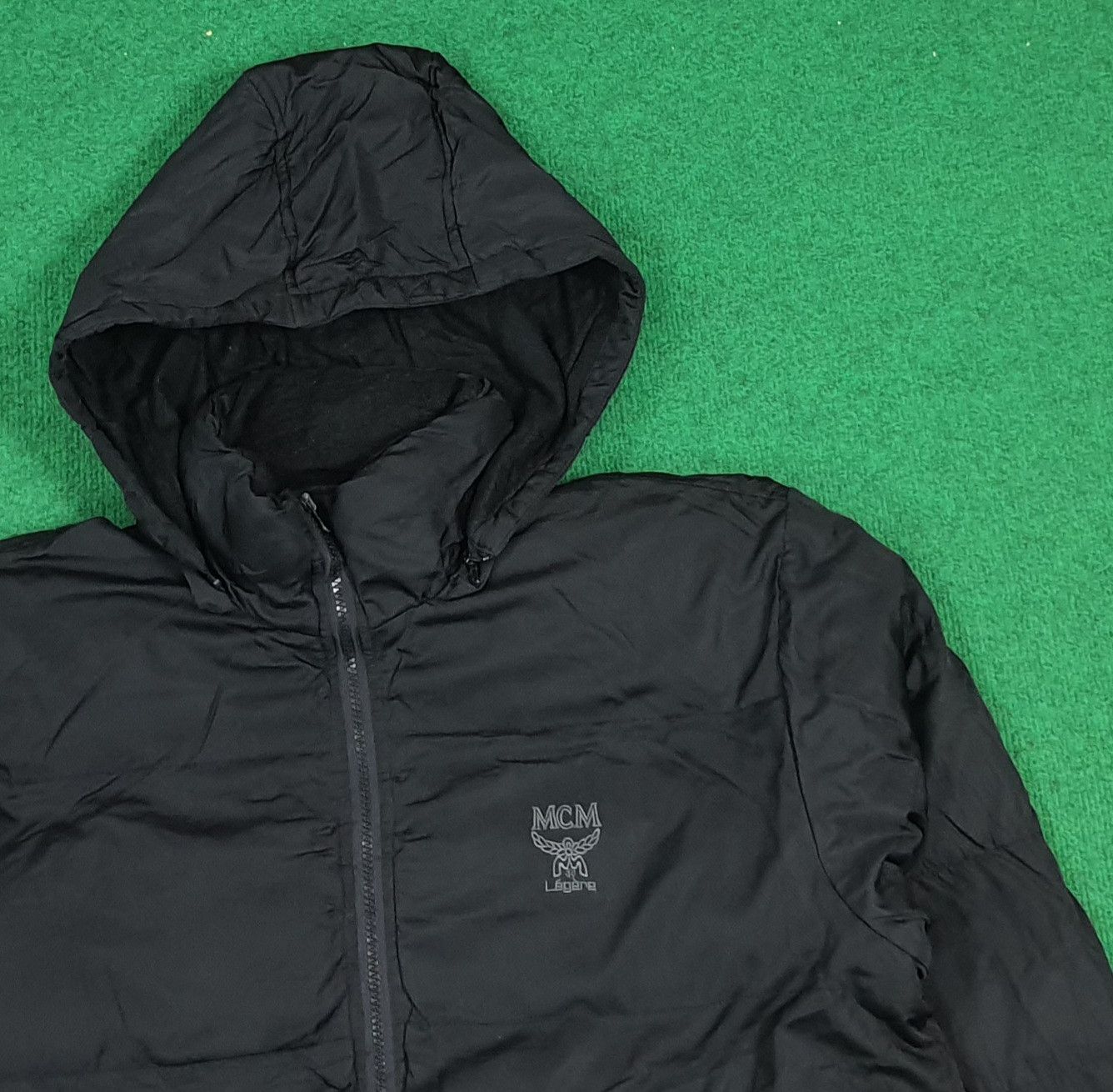 MCM Vintage MCM Legere Quilted Black Ripstop Jacket C286N8 Size US XL / EU 56 / 4 - 2 Thumbnail
