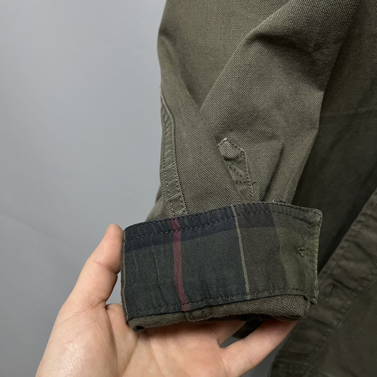 Barbour Barbour Lingfield Canvas Overshirt Garment Dye Jacket SS25 Size US XL / EU 56 / 4 - 14 Thumbnail