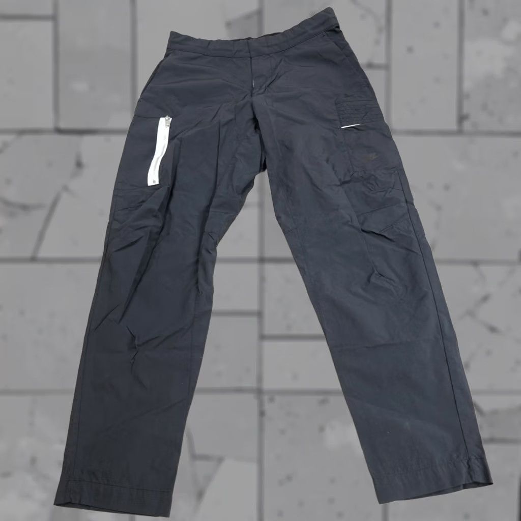 Nike Nike Mens Pants M Black Solid Drawstring NSW Utility DM6681 Track Pants 30 Regular Size US 31 - 1 Thumbnail