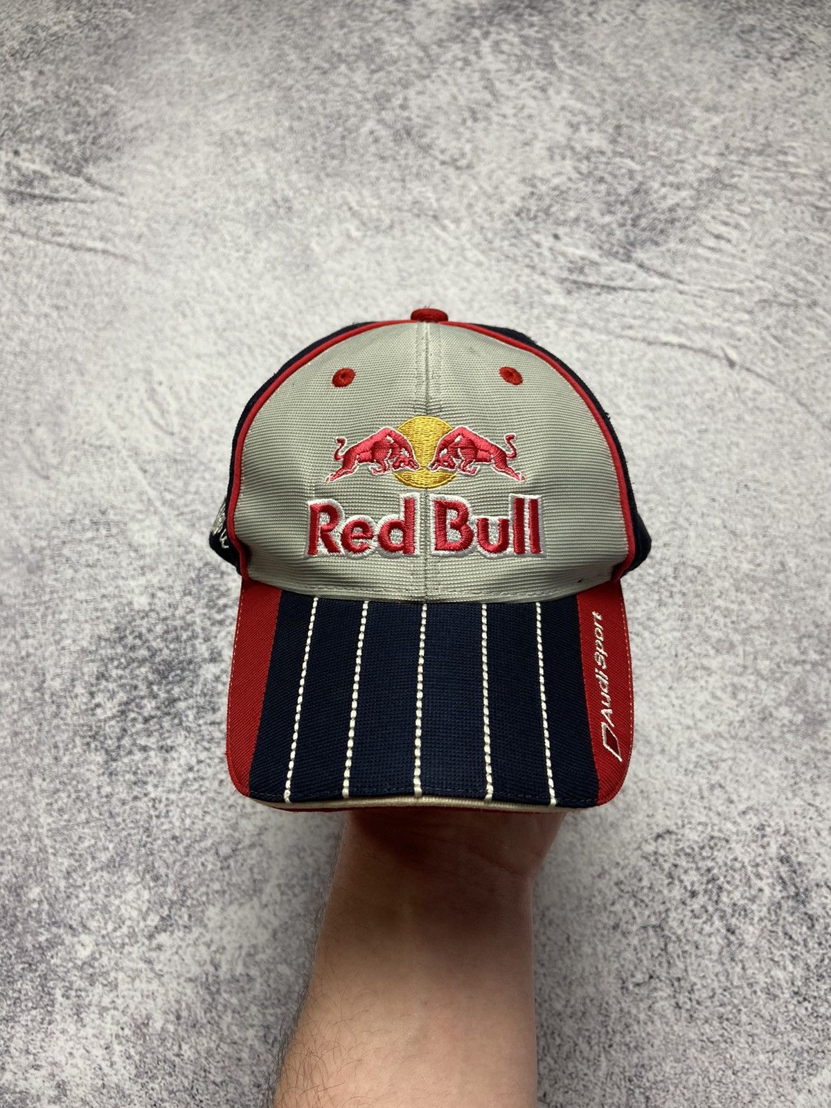 Audi × NASCAR × Red Bull Rare Red Bull Audi Sport Cap Vntg Racing Moto Hat Ekstrom 3 Size ONE SIZE - 2 Thumbnail