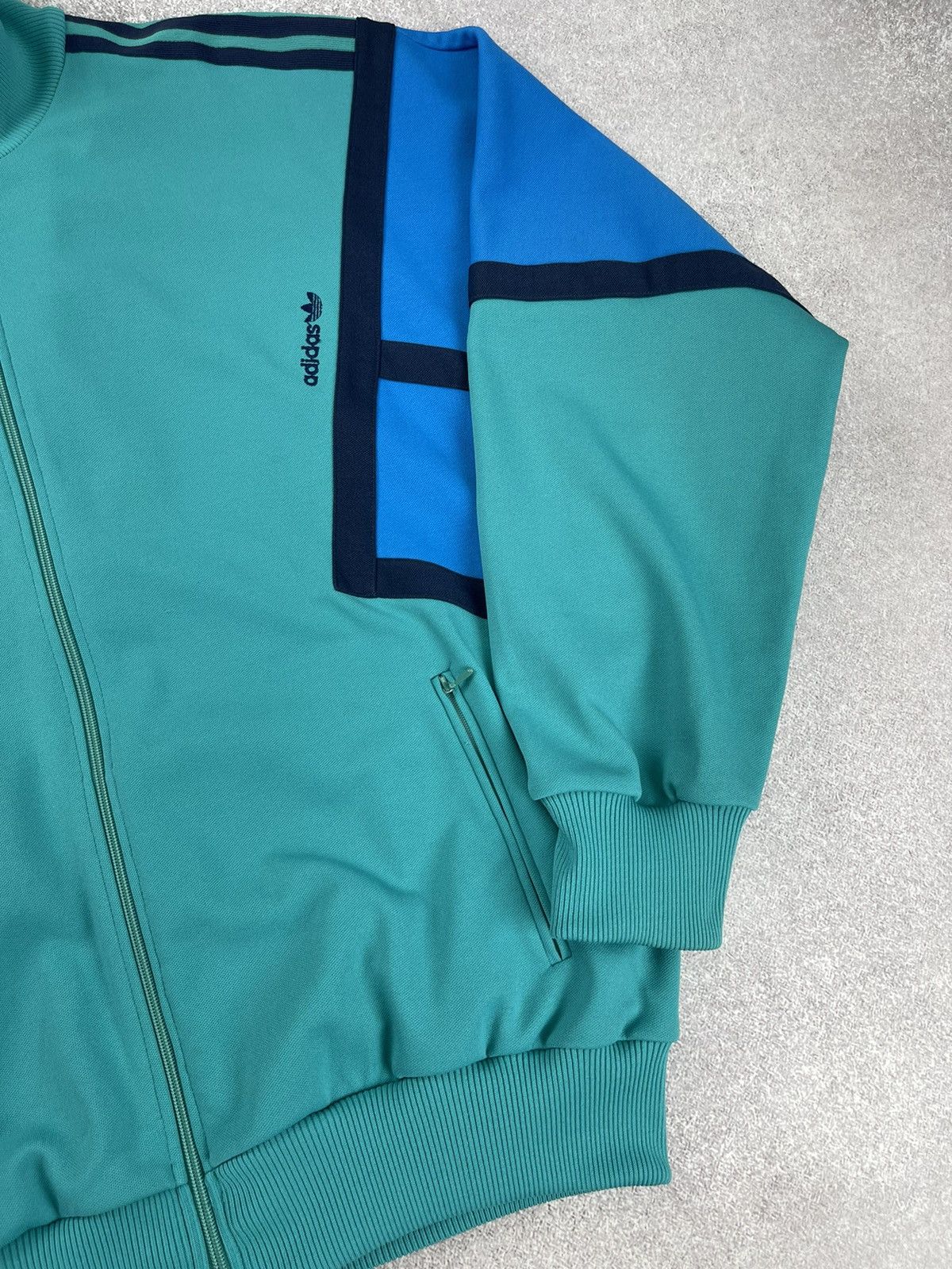 Adidas Vintage 80’s Adidas Retro Tracksuit Track Jacket and Pants Size US L / EU 52-54 / 3 - 3 Thumbnail