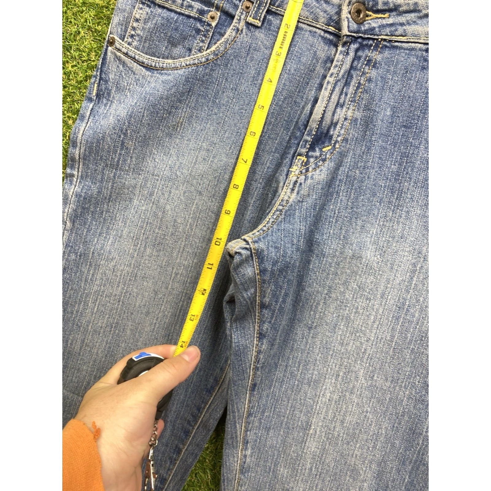 Levi's VINTAGE Levi's 517 Jeans Womens 18.5 PLUS Flare Stretch Light Whisker Fade NWT 5-Pocket Denim Blue Jeans Womens Plus 90s Flared Stretch Size 40" / US 18 - 6 Thumbnail