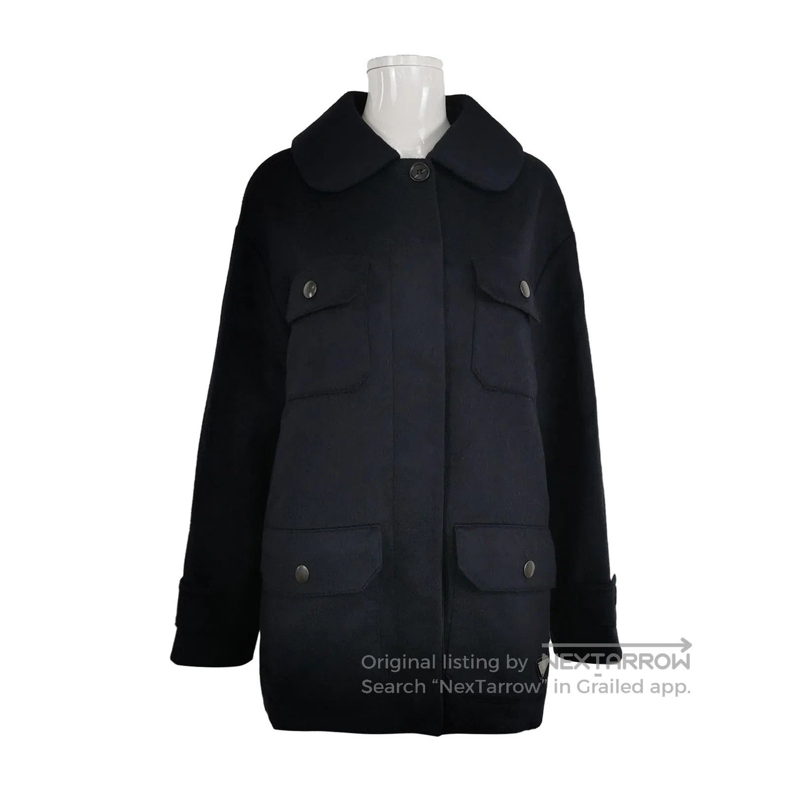 Prada Prada Camel Wool-Cashmere Blend Hooded Coat . Size US S / EU 44-46 / 1 - 1 Thumbnail