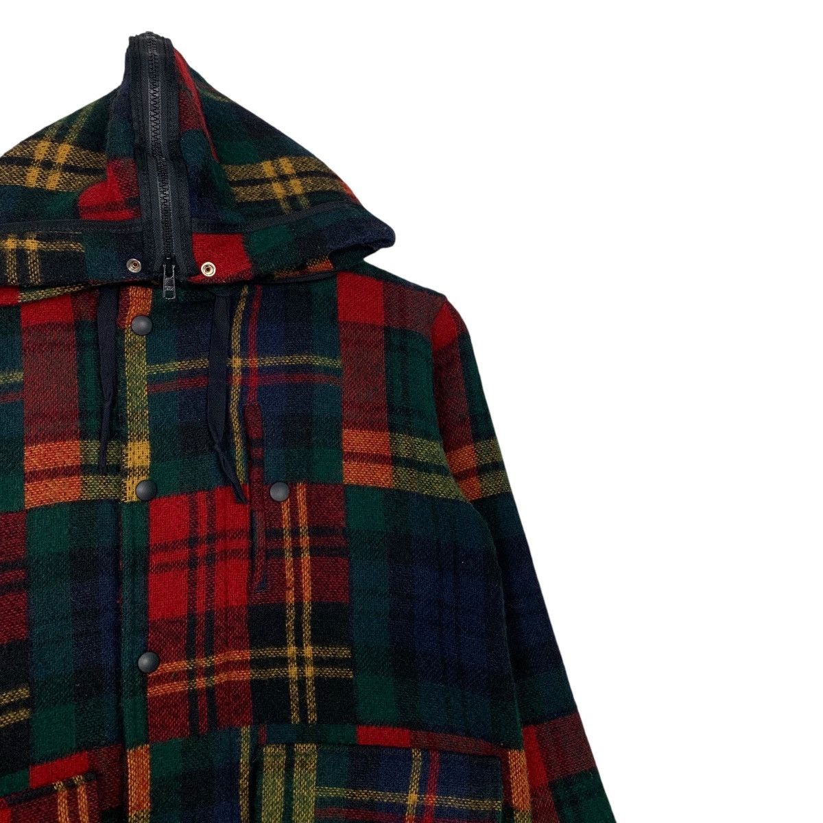 Johnson Woolen Mills Vintage 80s JOHNSON WOOLEN MILLS Plaid Wool Jacket 2704-C121 Size US M / EU 48-50 / 2 - 5 Thumbnail
