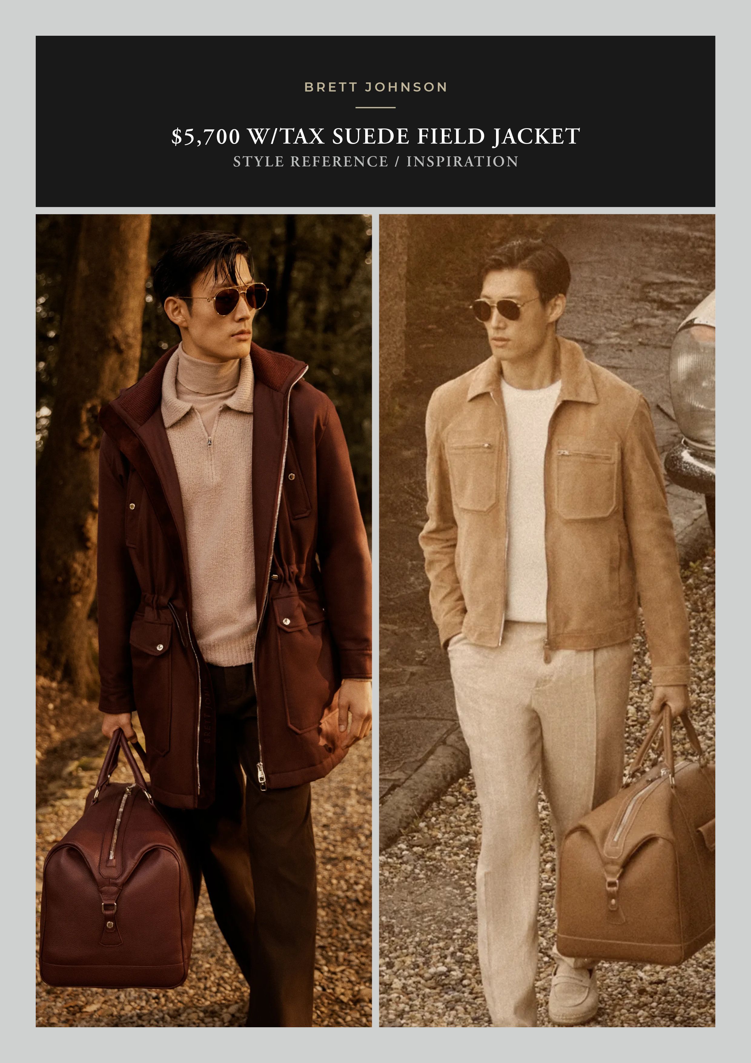 Other Best Dressed New Rare $5,700 w/tax Suede Field Jacket Size US L / EU 52-54 / 3 - 9 Thumbnail