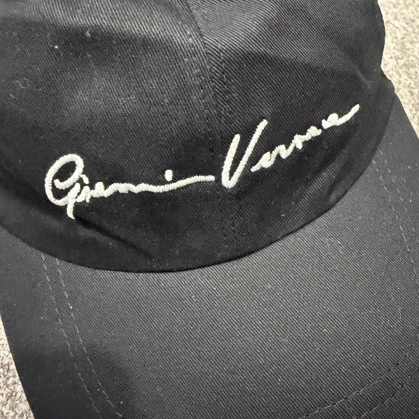 Versace Versace Black Embroidered Logo Hat NWT 59 Size ONE SIZE - 5 Thumbnail