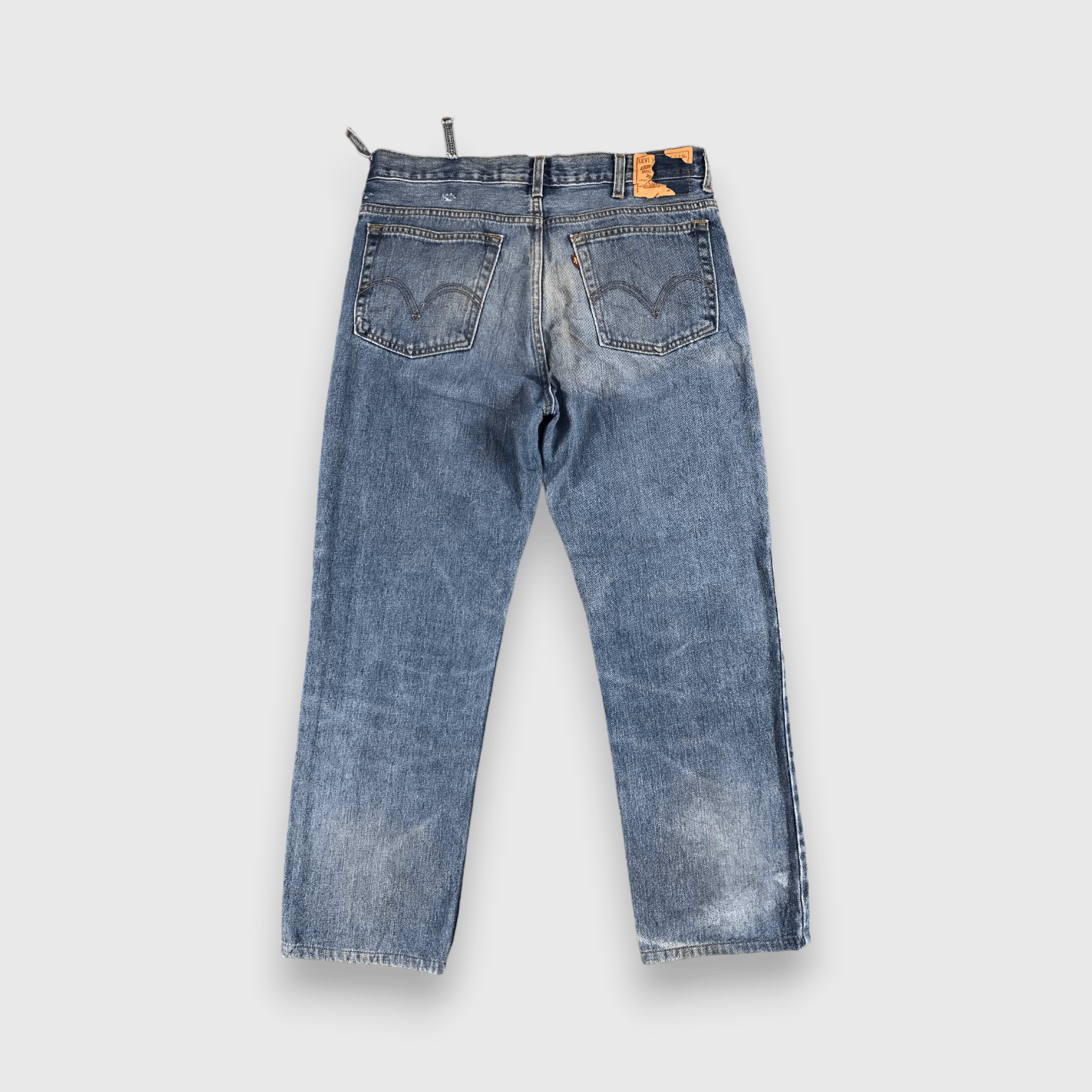 Levi's Vintage Blue Wash Levis 505 Jeans- J1378 Size US 36 / EU 52 - 2 Thumbnail