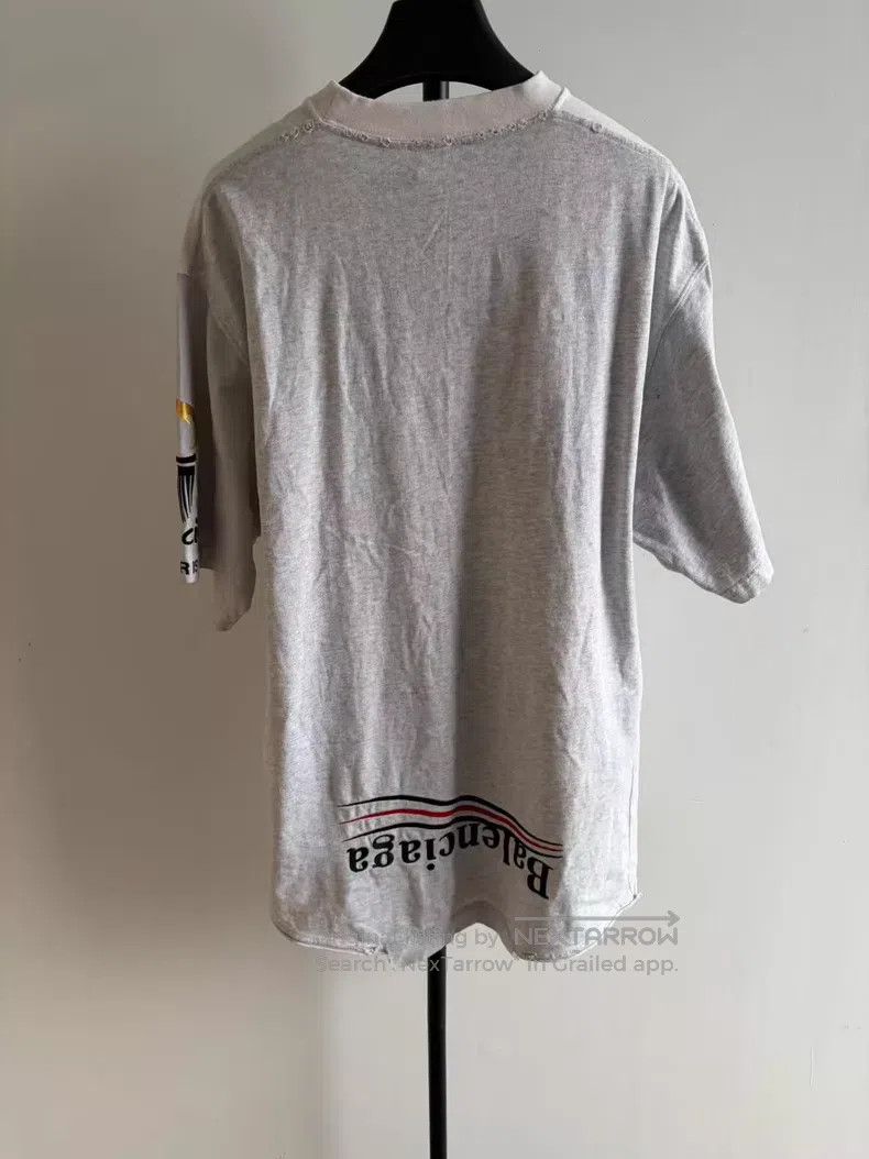 Balenciaga Balenciaga Inverted Print Patchwork Short Sleeve T-Shirt Size US M / EU 48-50 / 2 - 2 Thumbnail