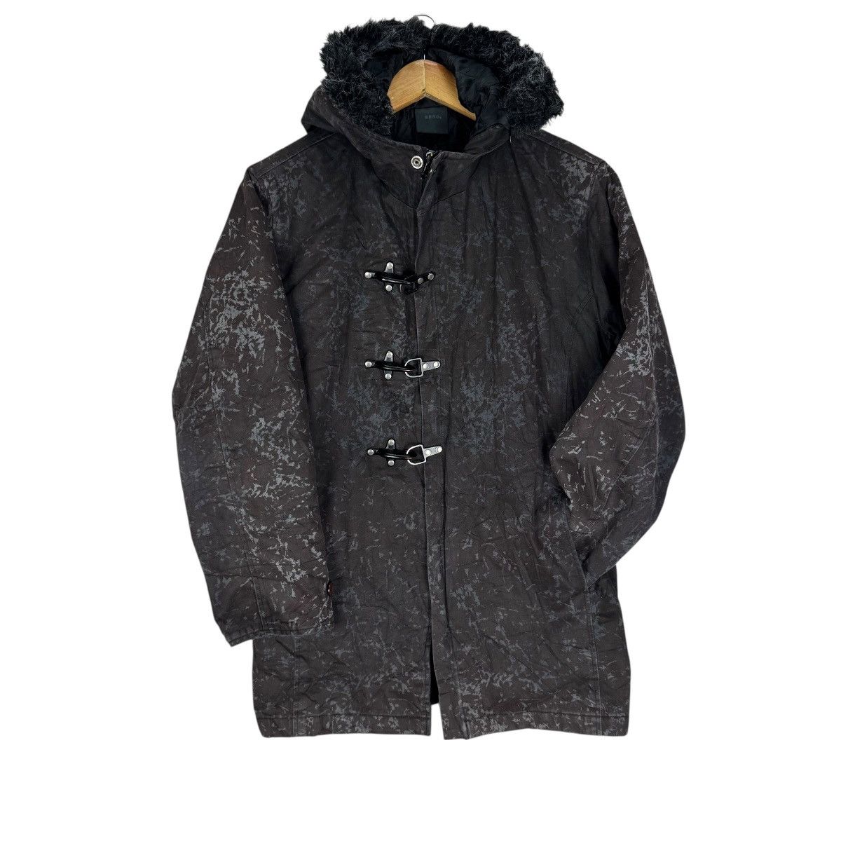 If Six Was Nine 🌟BENO JAPAN FUR HOODIE SPLASH JACKET Size US M / EU 48-50 / 2 - 1 Thumbnail