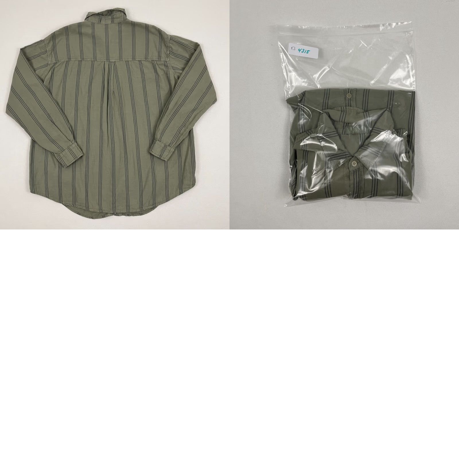 Vintage CP Shades Shirt Adult L Green Striped Button-Up Office Casual Shirt, CP Shades, Button, Striped, Green, L, Adult, Regular, Men, 1225 Size US L / EU 52-54 / 3 - 8 Thumbnail