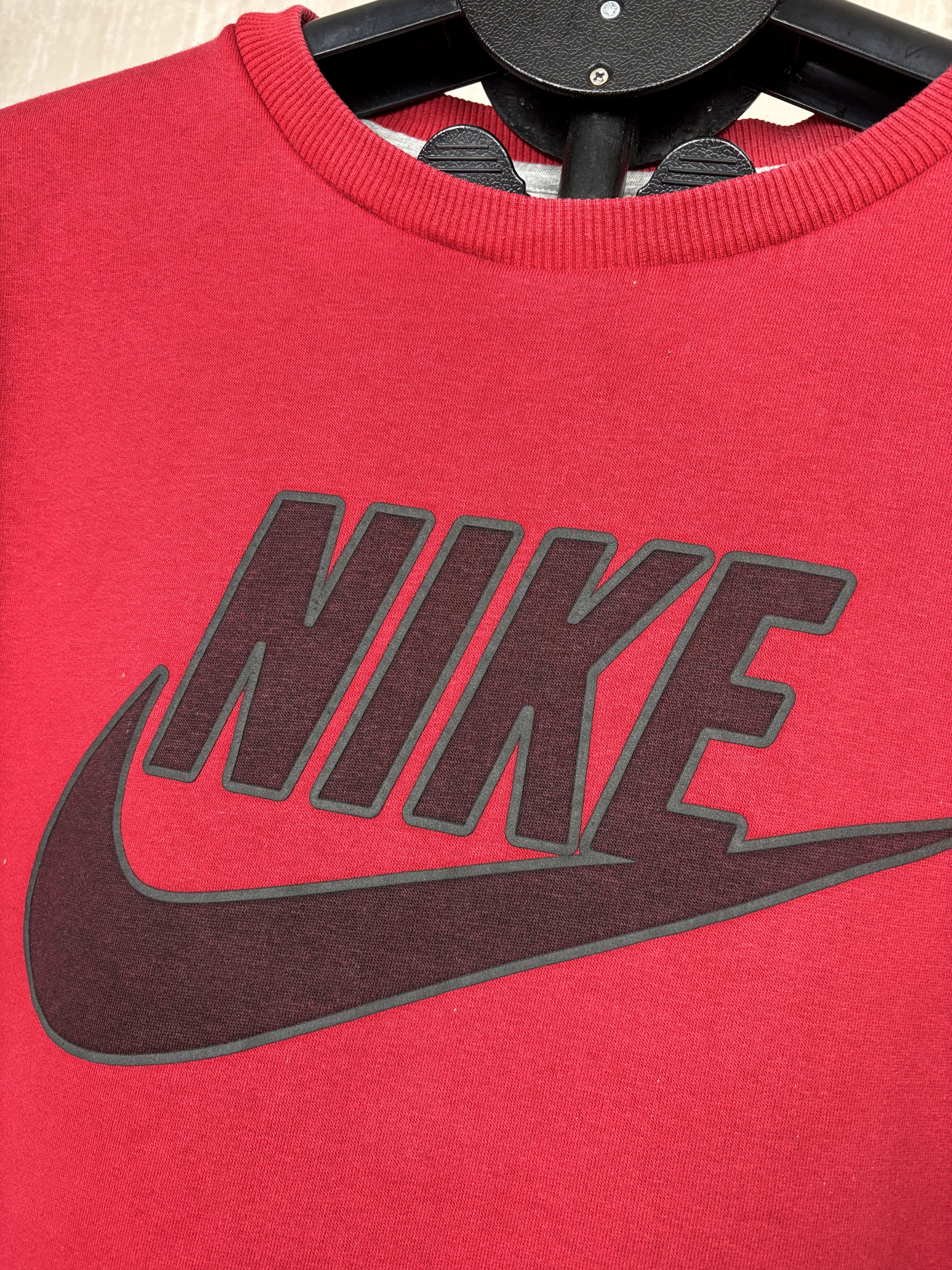Nike × Vintage 00's Nike Sportswear Vintage Big Logo Crew Neck Sweatshirt Size US XL / EU 56 / 4 - 5 Thumbnail